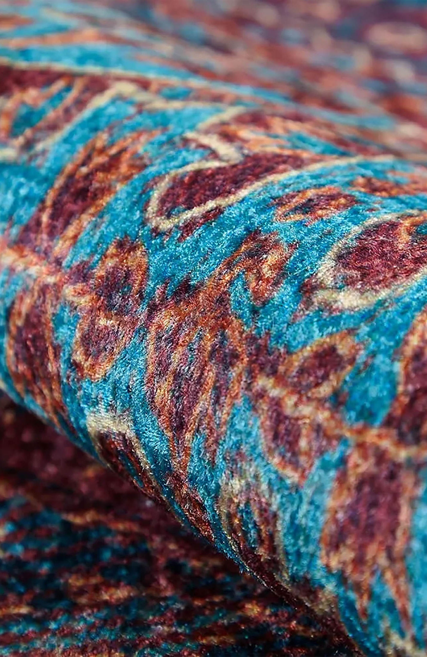 Cansel Unique Red Turkish Tribal Rug