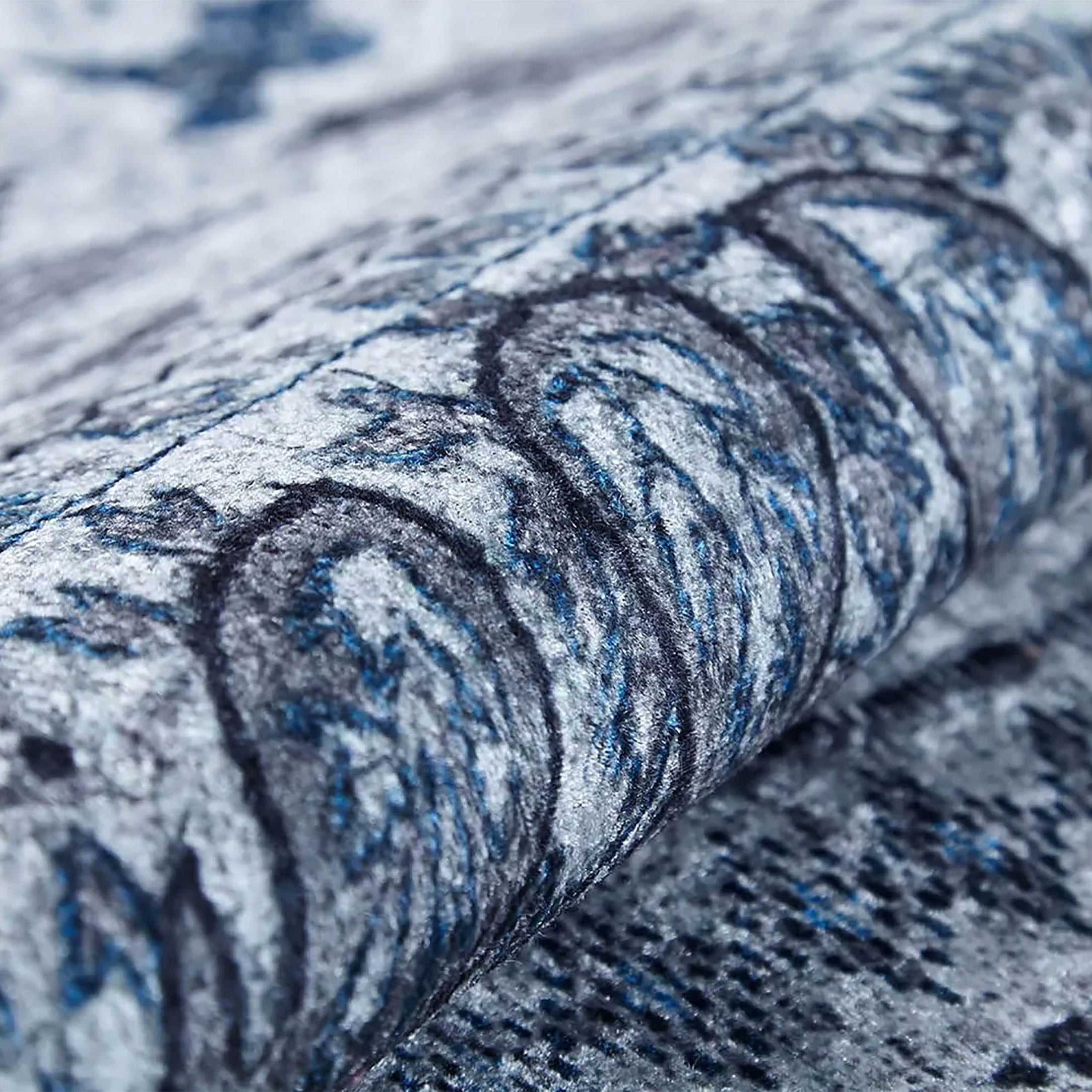 Dalya Unique Gray Turkish Tribal Rug