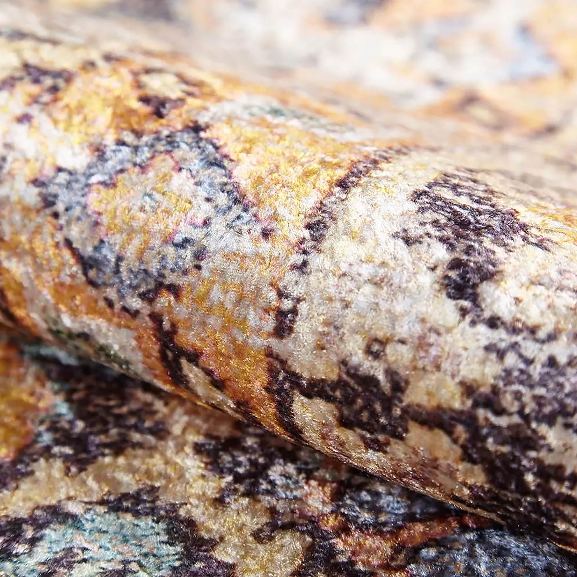 Catalina Honeycomb Unique Yellow Turkish Modern Rug