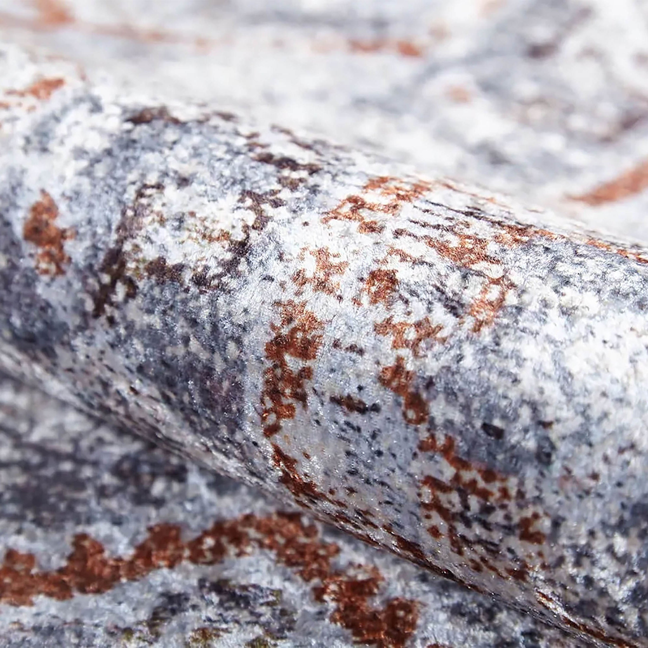 Kaylee Honeycomb Unique Gray Turkish Modern Rug