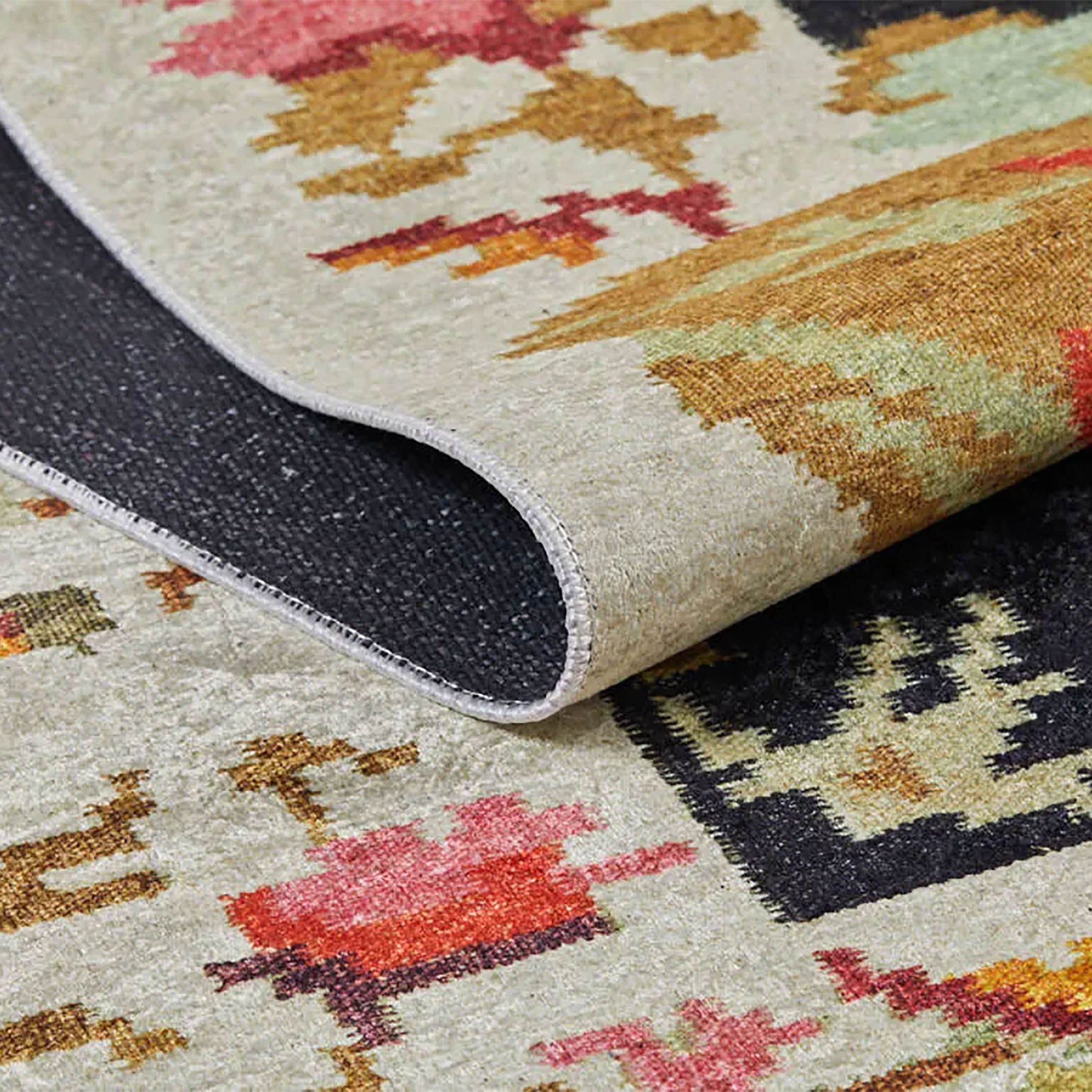 Paloma Turkish Karabagh Floral Decorative Yelllow Rug