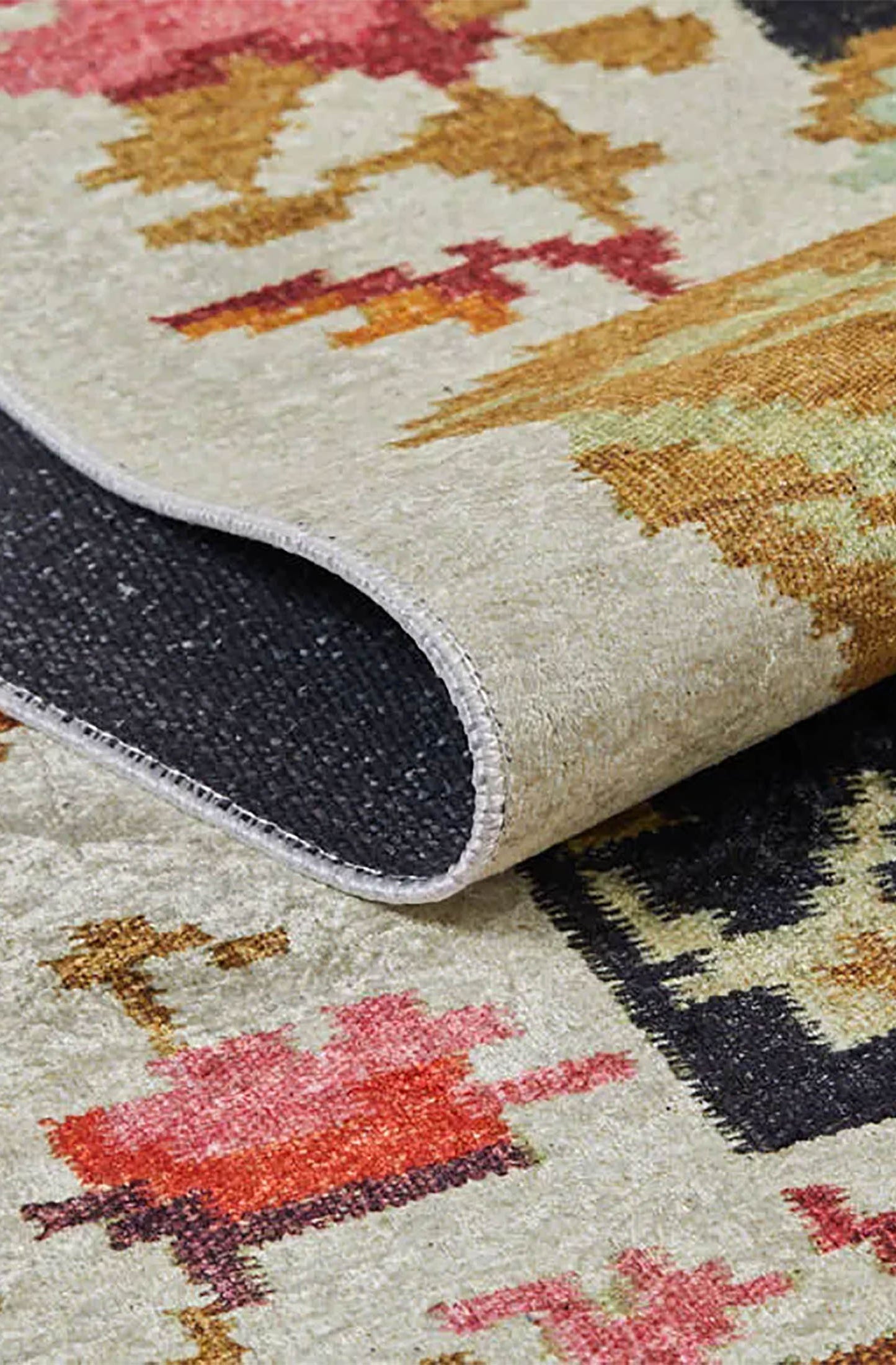 Paloma Turkish Karabagh Floral Decorative Yelllow Rug