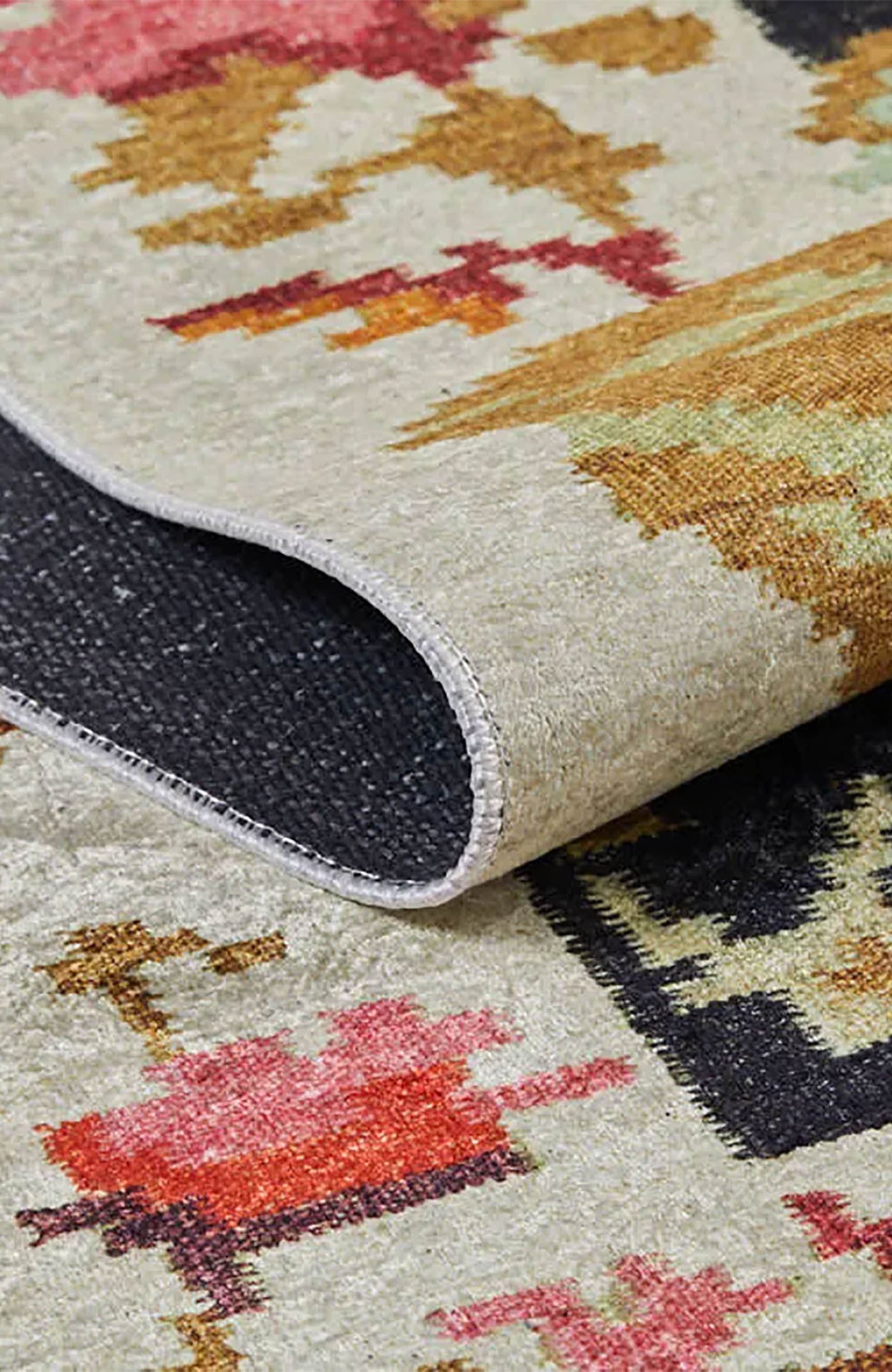 Paloma Turkish Karabagh Floral Decorative Yelllow Rug