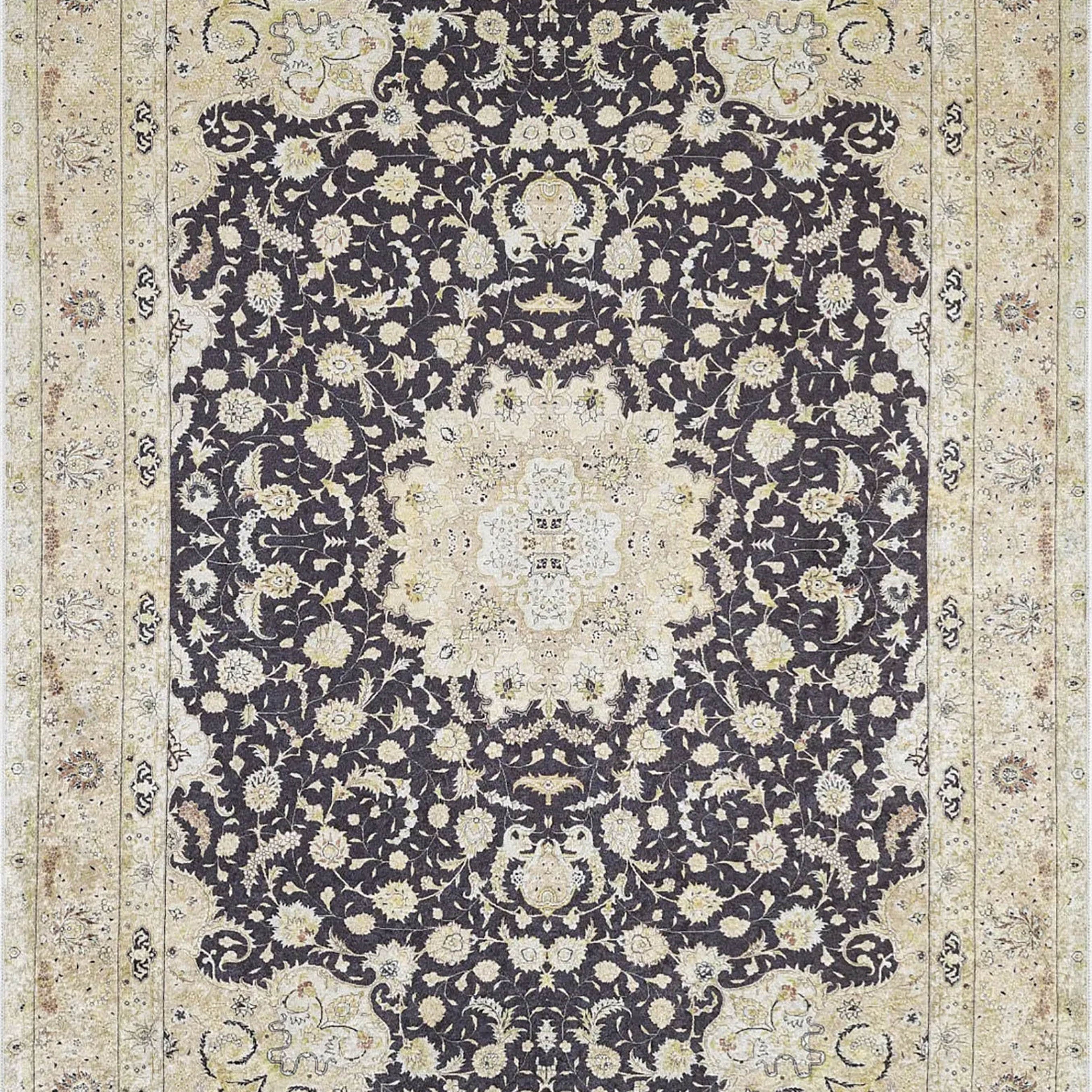 Aleyna Turkish Floral Traditional Vintage Rug