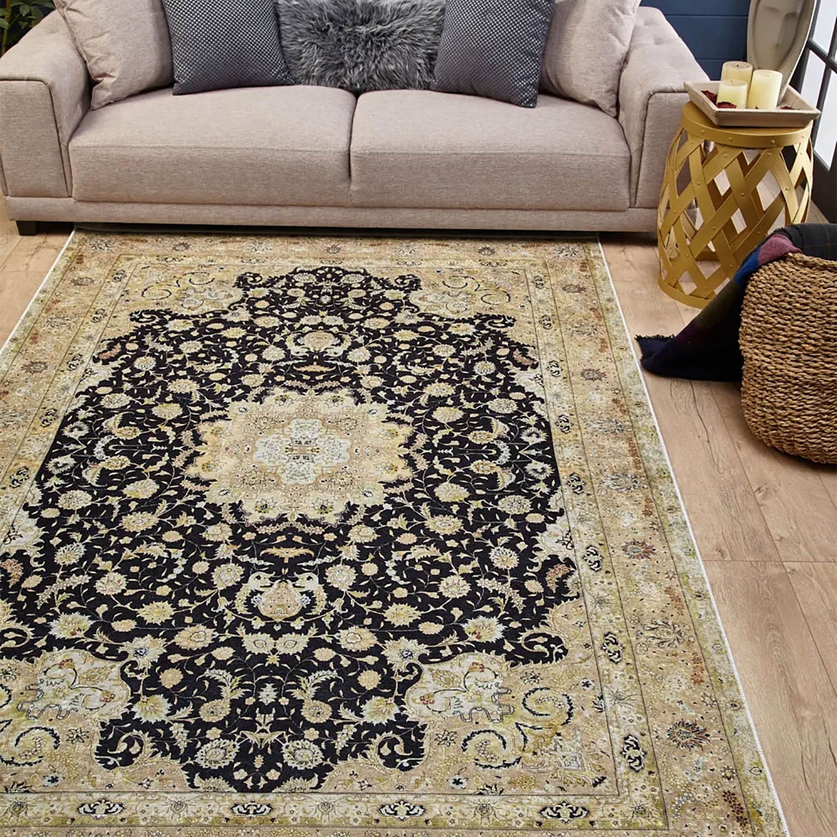 Aleyna Turkish Floral Traditional Vintage Rug