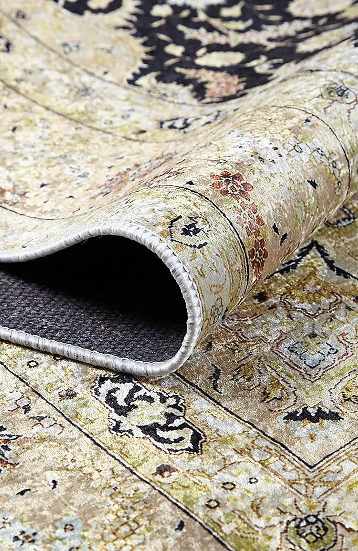 Aleyna Turkish Floral Traditional Vintage Rug