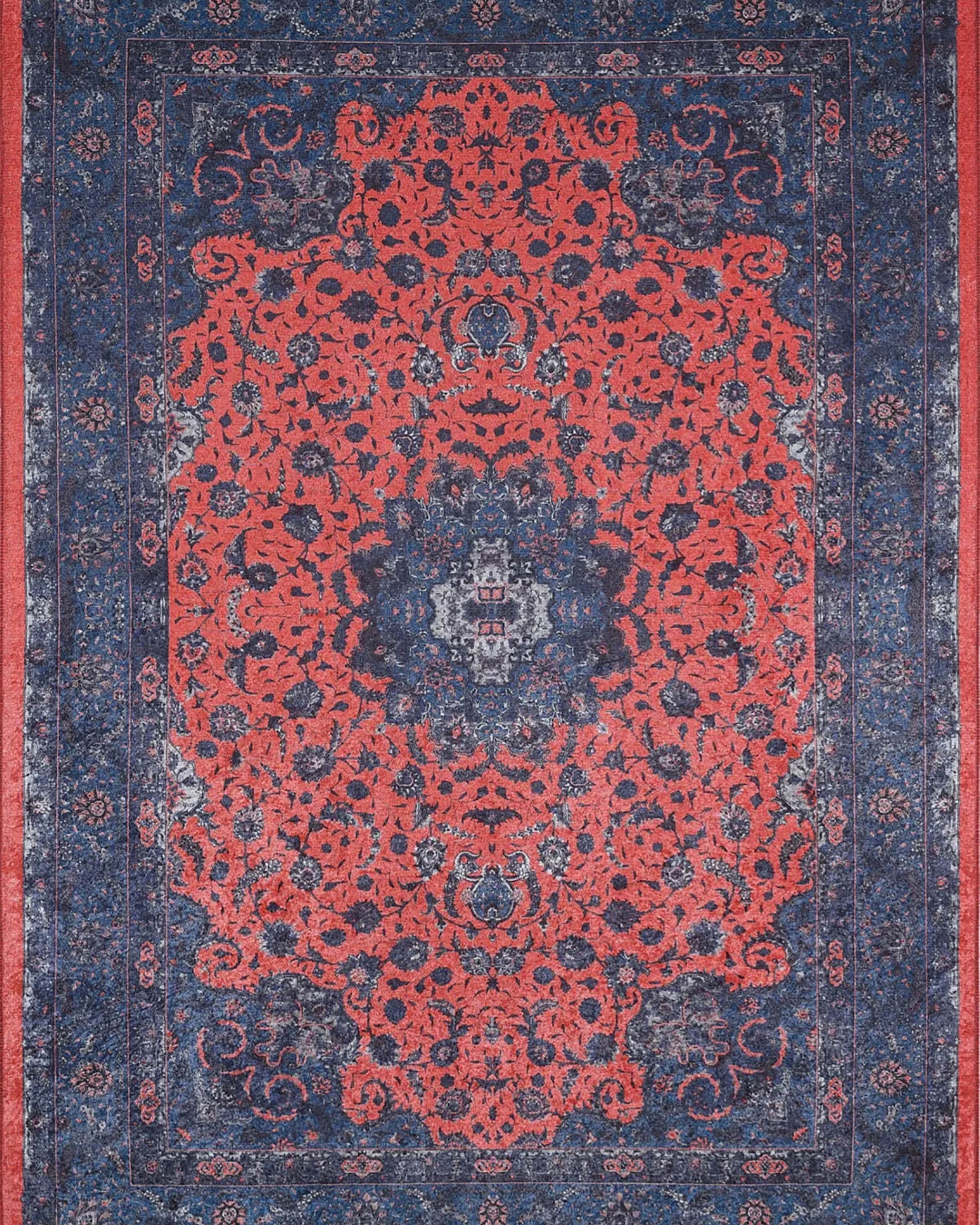 Cadence Turkish Floral Traditional Vintage Rug