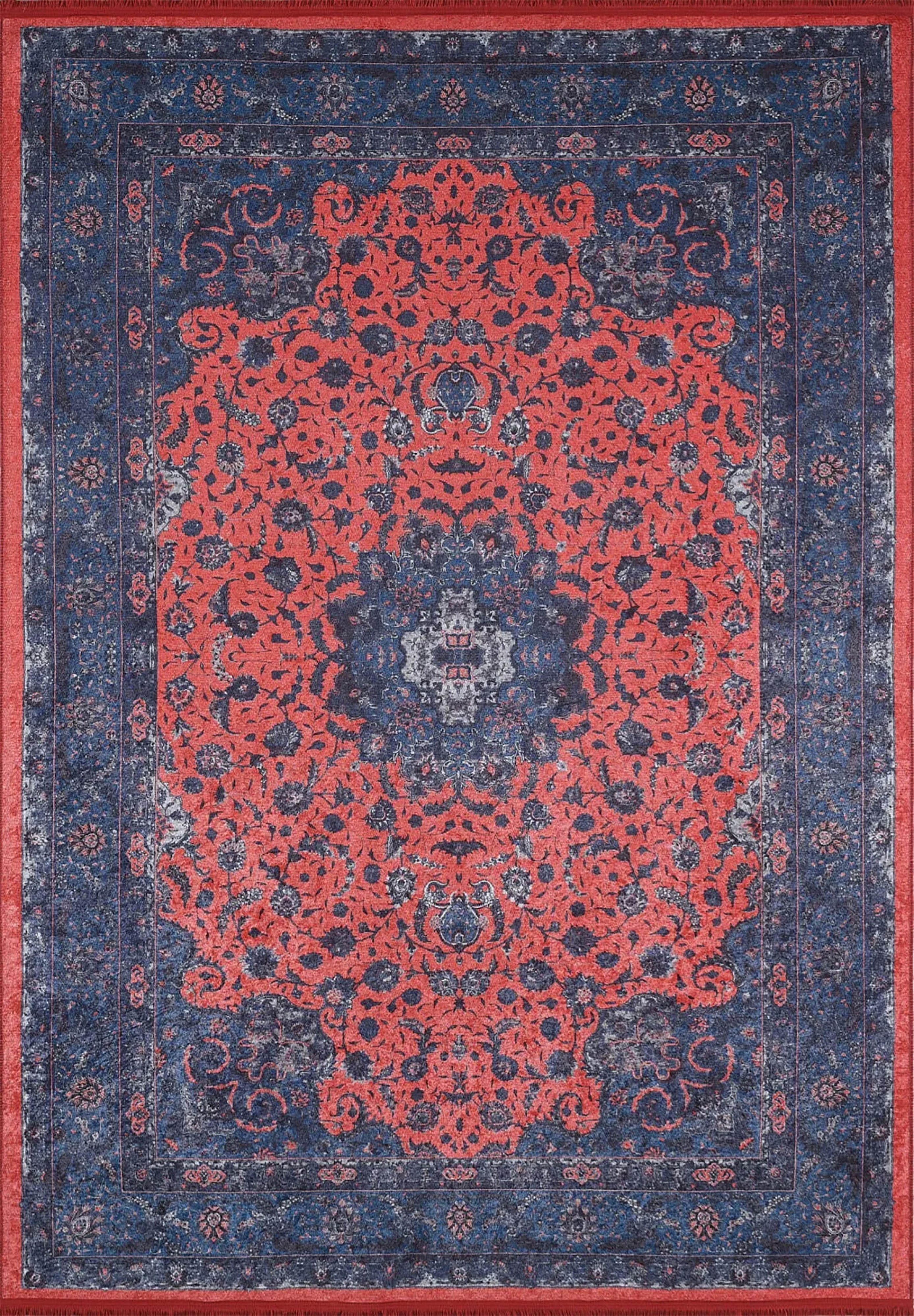 Cadence Turkish Floral Traditional Vintage Rug