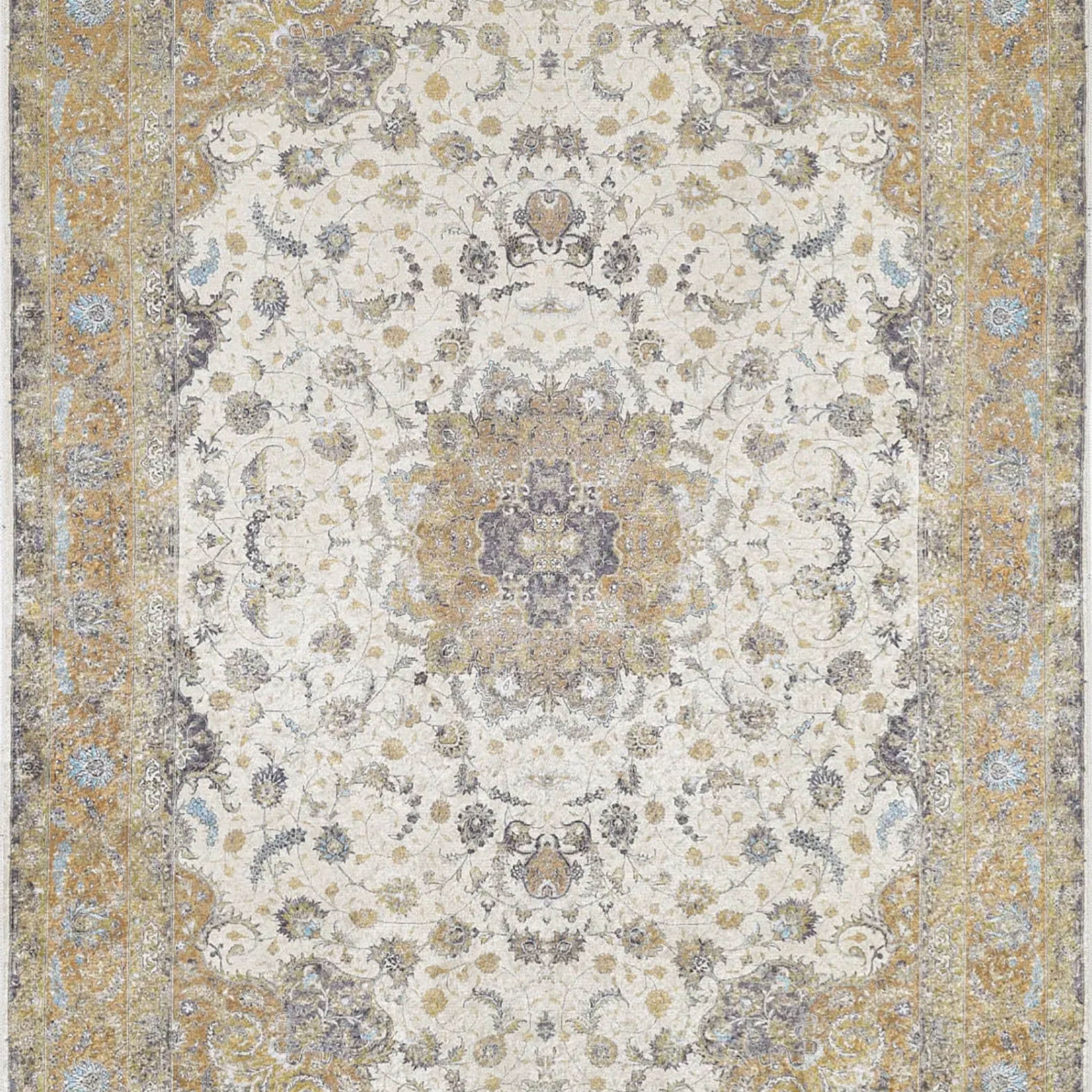 Emmeline Turkish Floral Traditional Vintage Rug