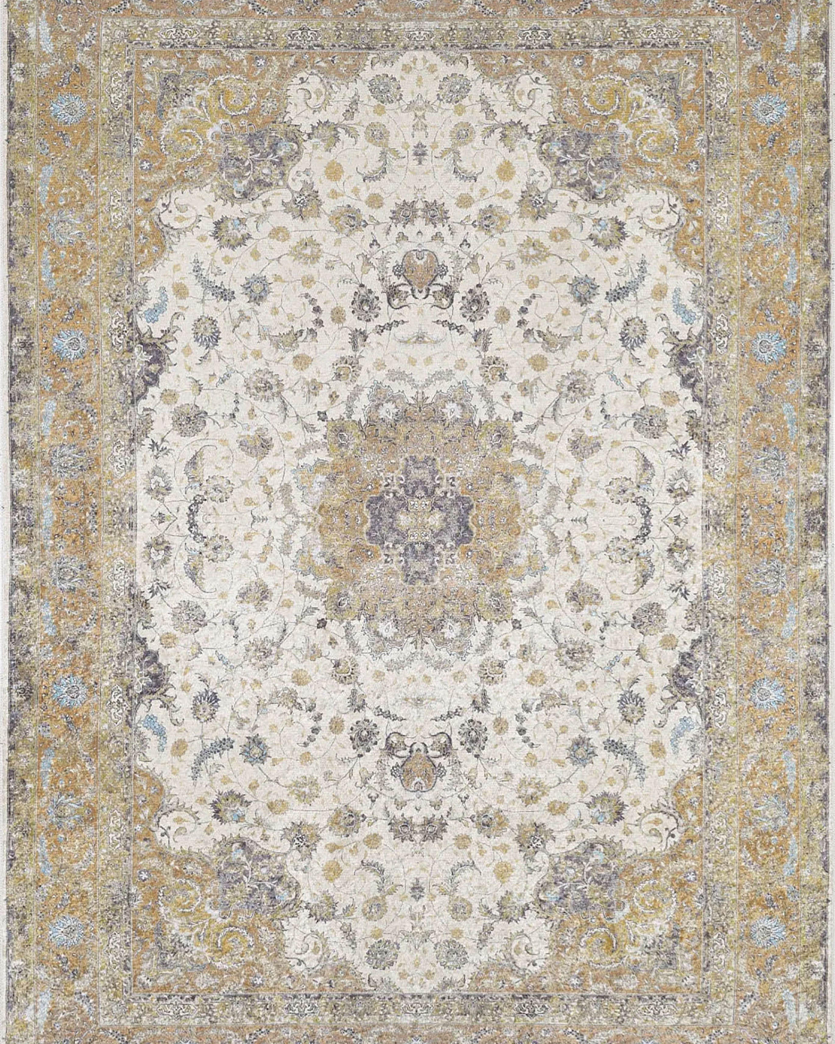 Emmeline Turkish Floral Traditional Vintage Rug