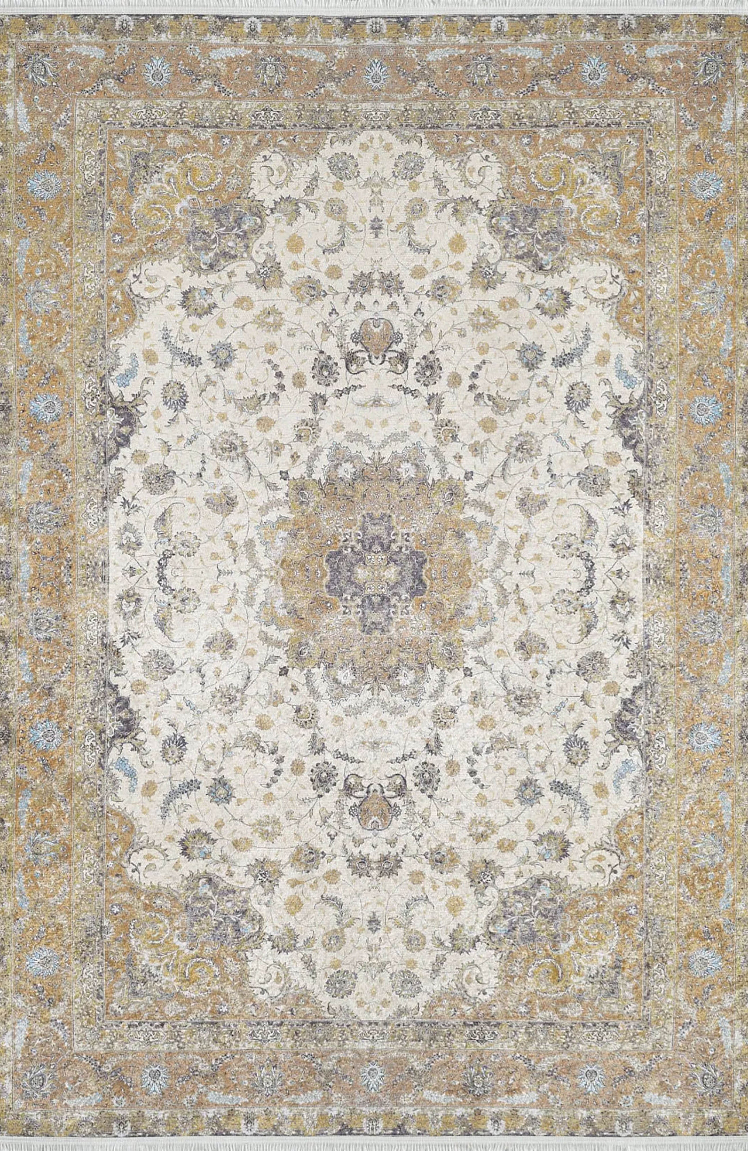 Emmeline Turkish Floral Traditional Vintage Rug