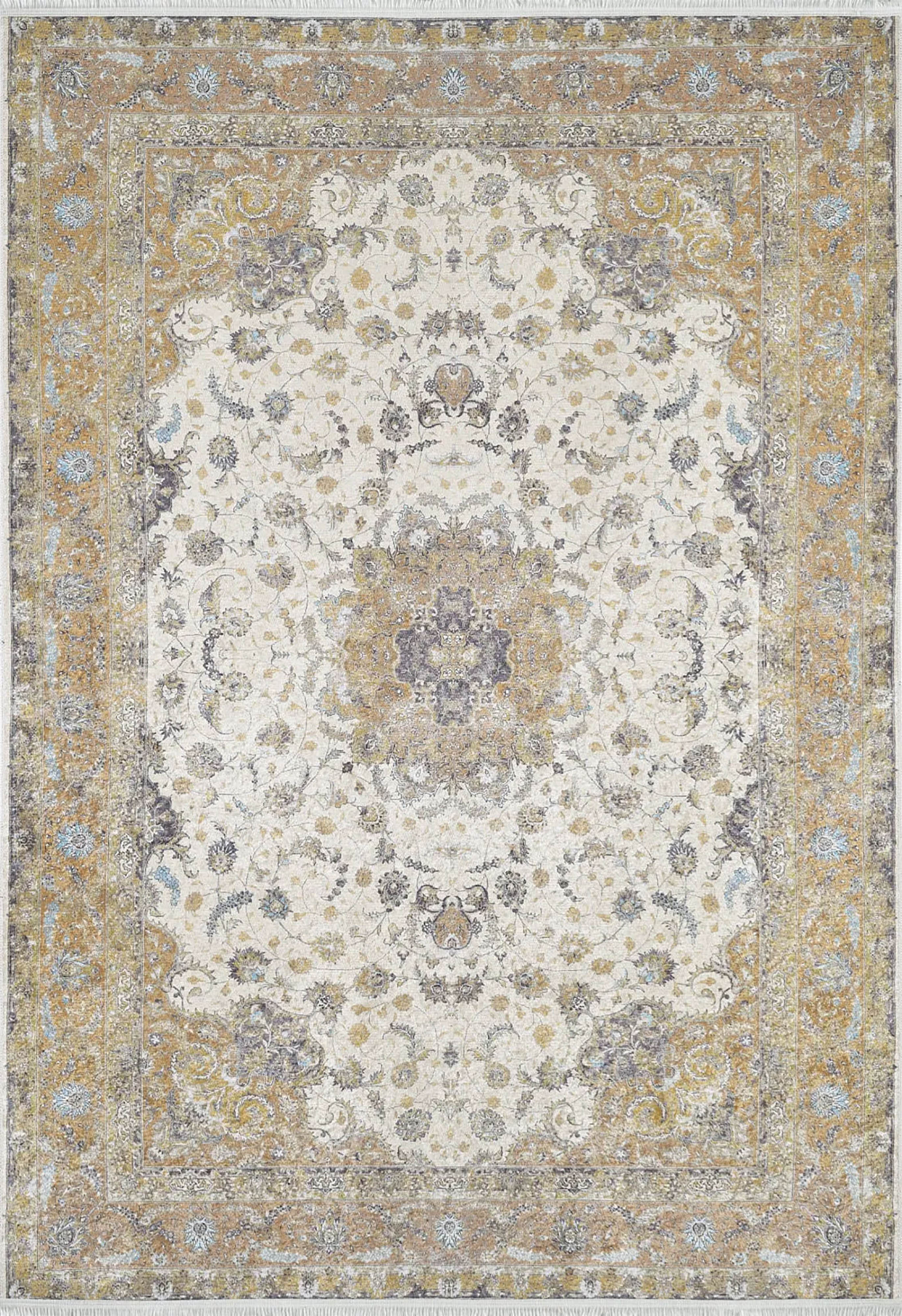 Emmeline Turkish Floral Traditional Vintage Rug