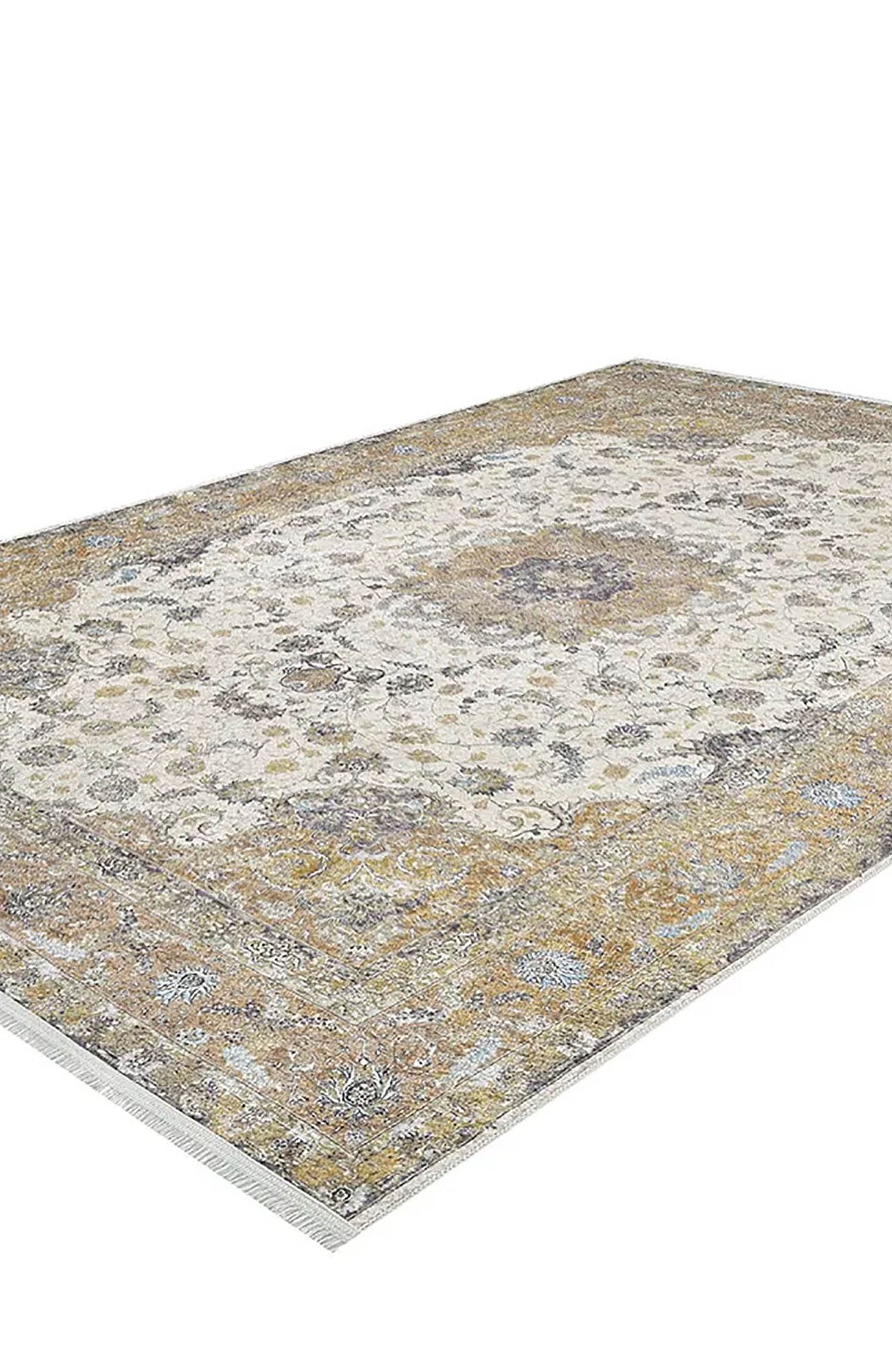 Emmeline Turkish Floral Traditional Vintage Rug