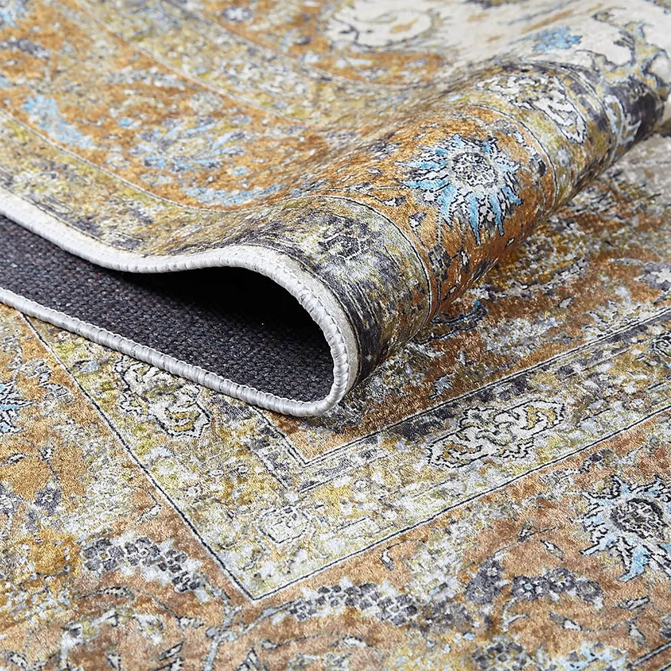 Emmeline Turkish Floral Traditional Vintage Rug