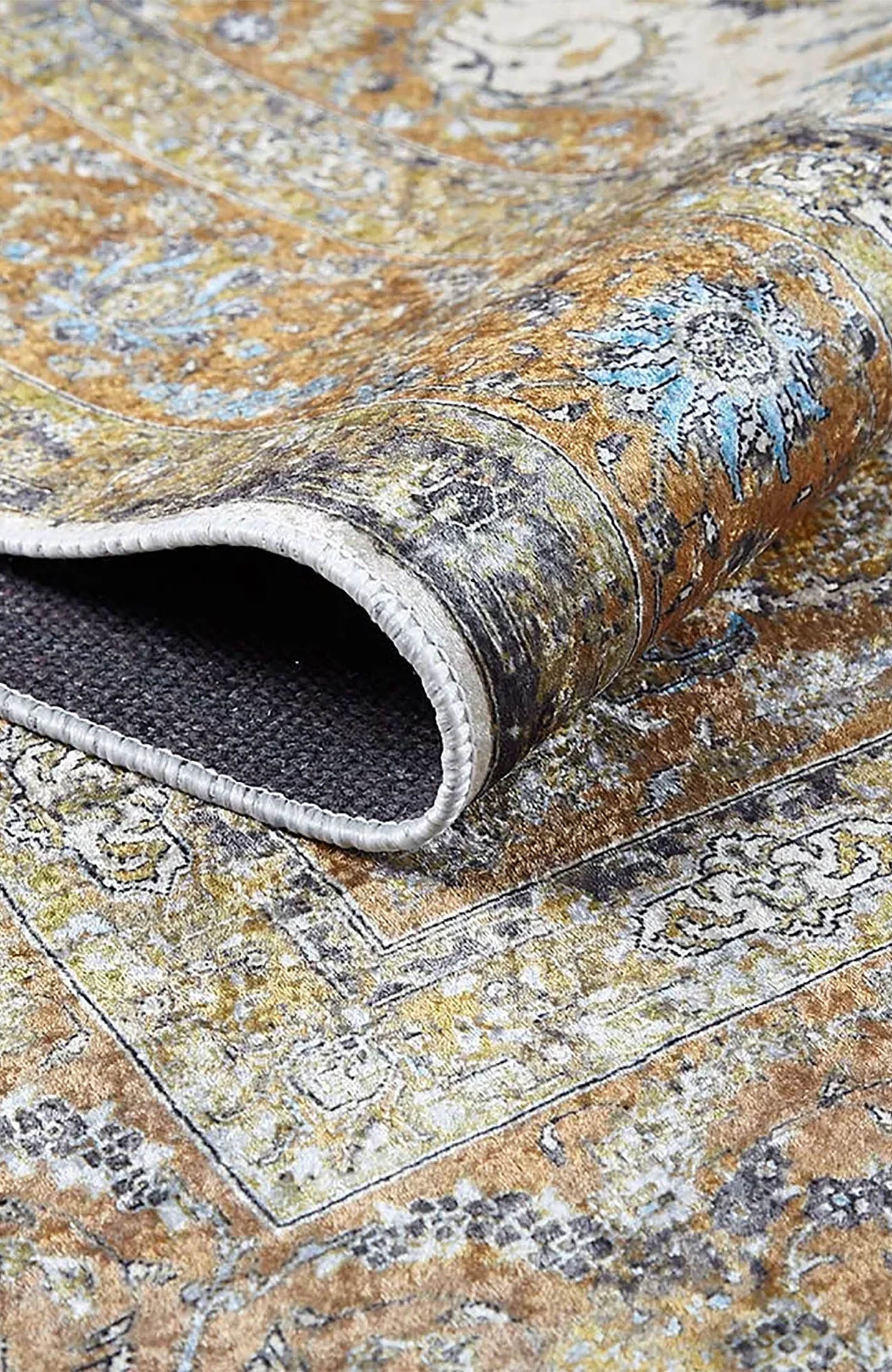 Emmeline Turkish Floral Traditional Vintage Rug