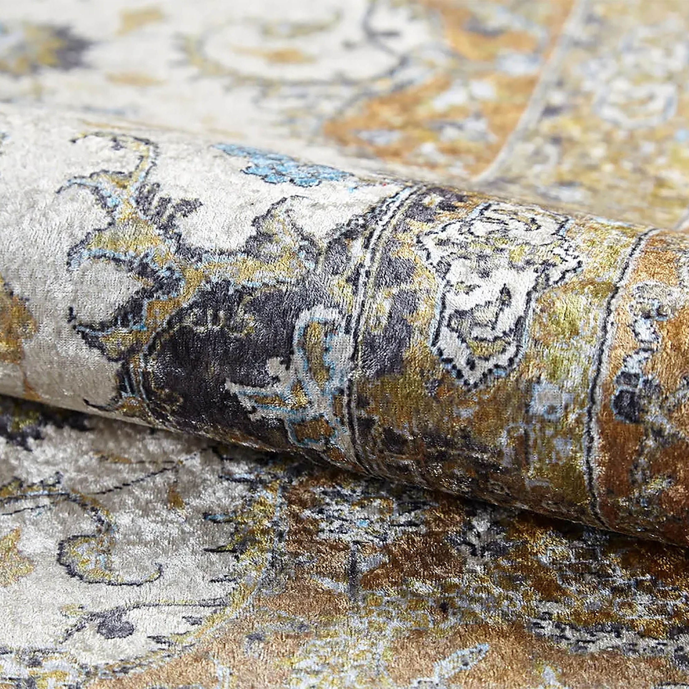 Emmeline Turkish Floral Traditional Vintage Rug