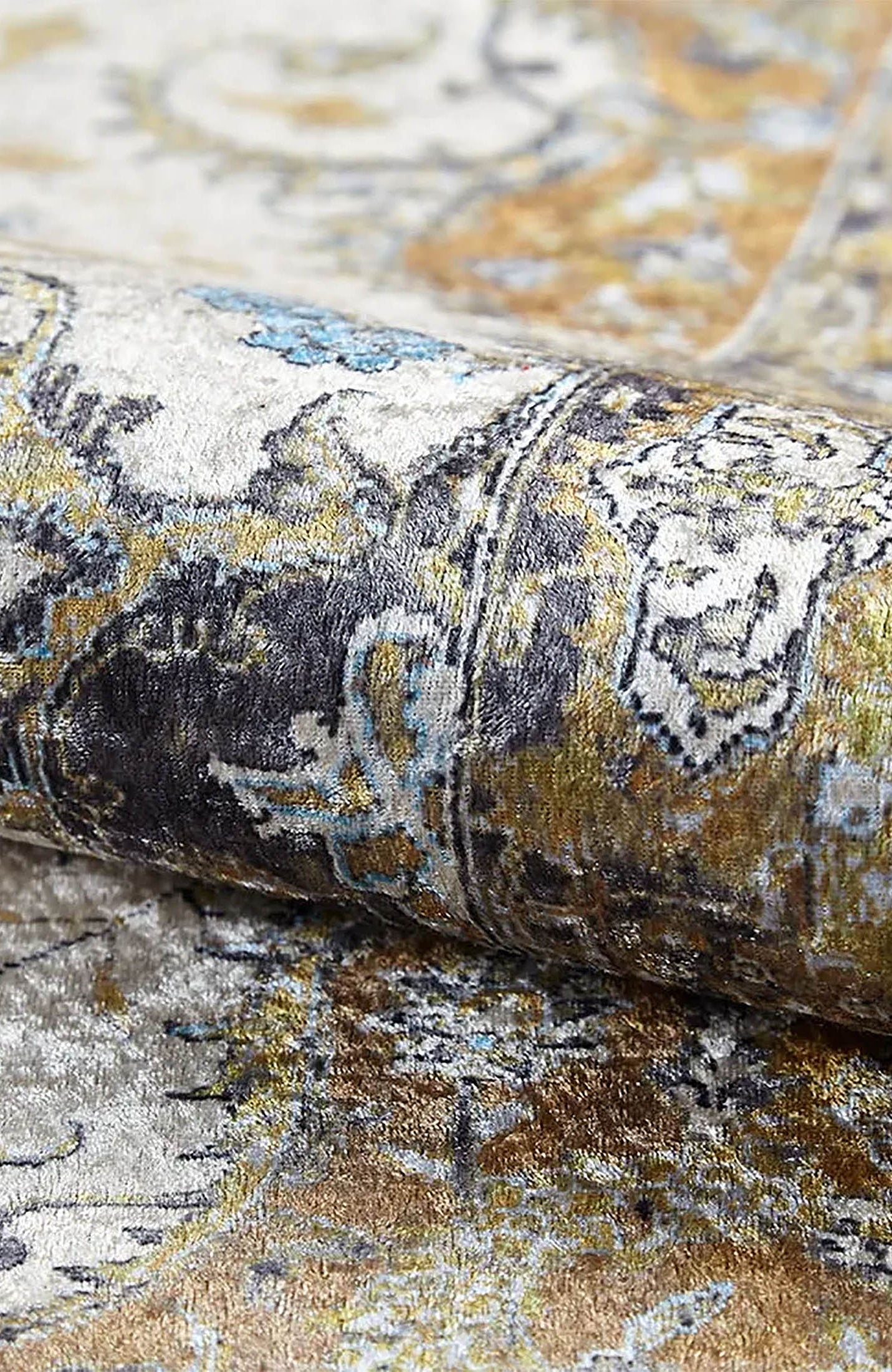 Emmeline Turkish Floral Traditional Vintage Rug