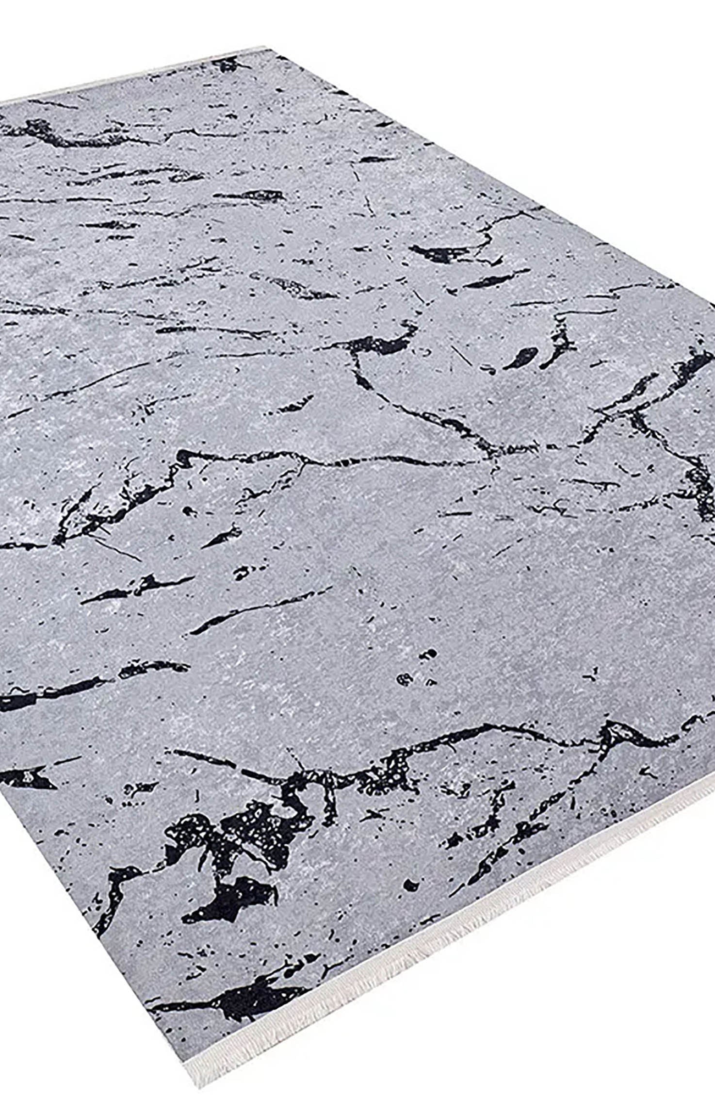 Lilianna Marble Style Gray Luxury Home Modern Art Rug