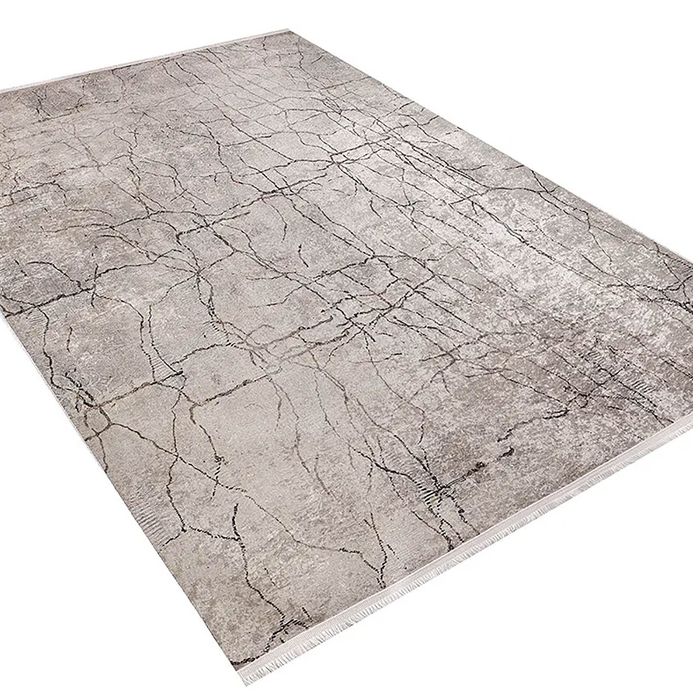 Belen Land Drought Light Powder Color luxury Decor Area Rug