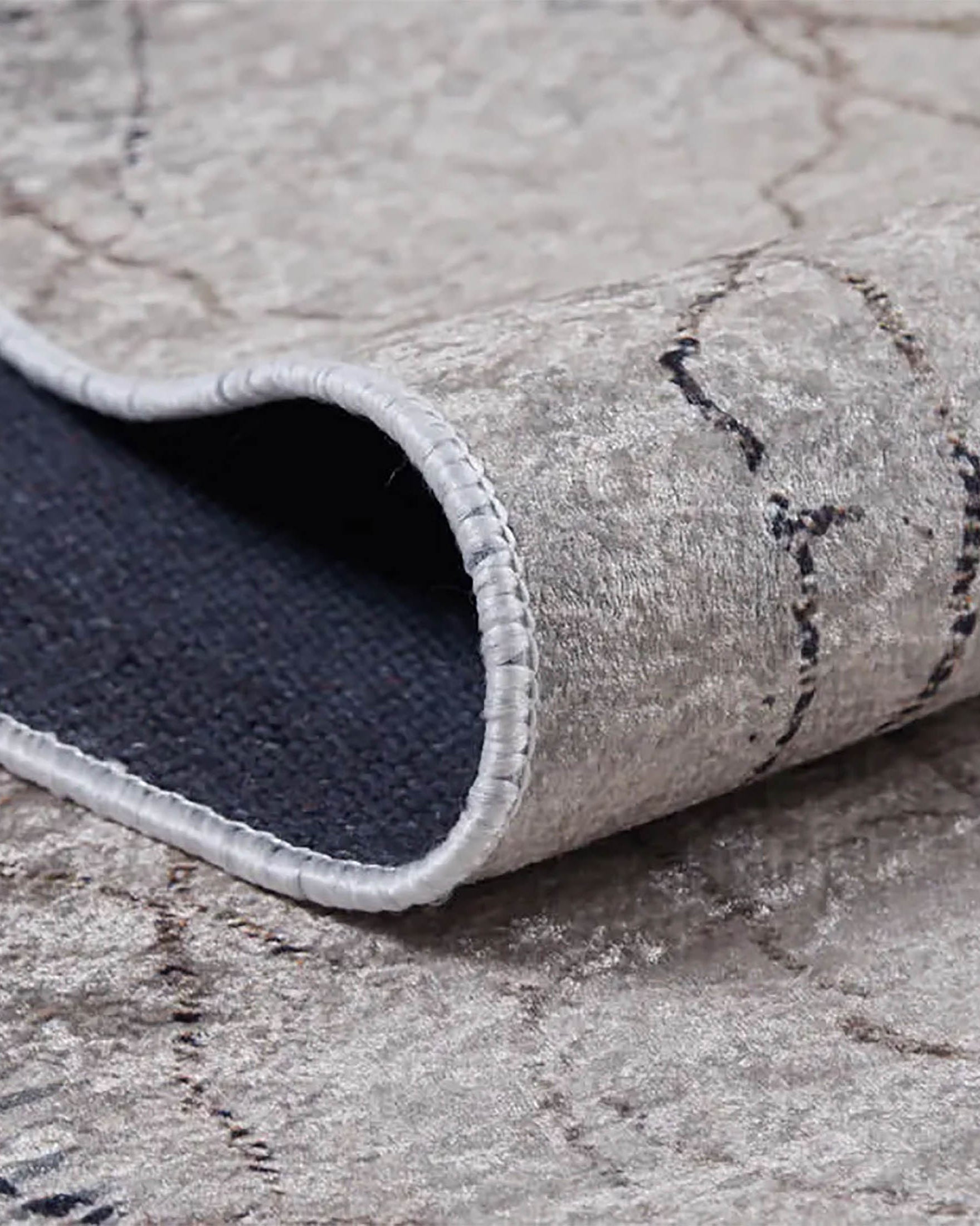 Belen Land Drought Light Powder Color luxury Decor Area Rug