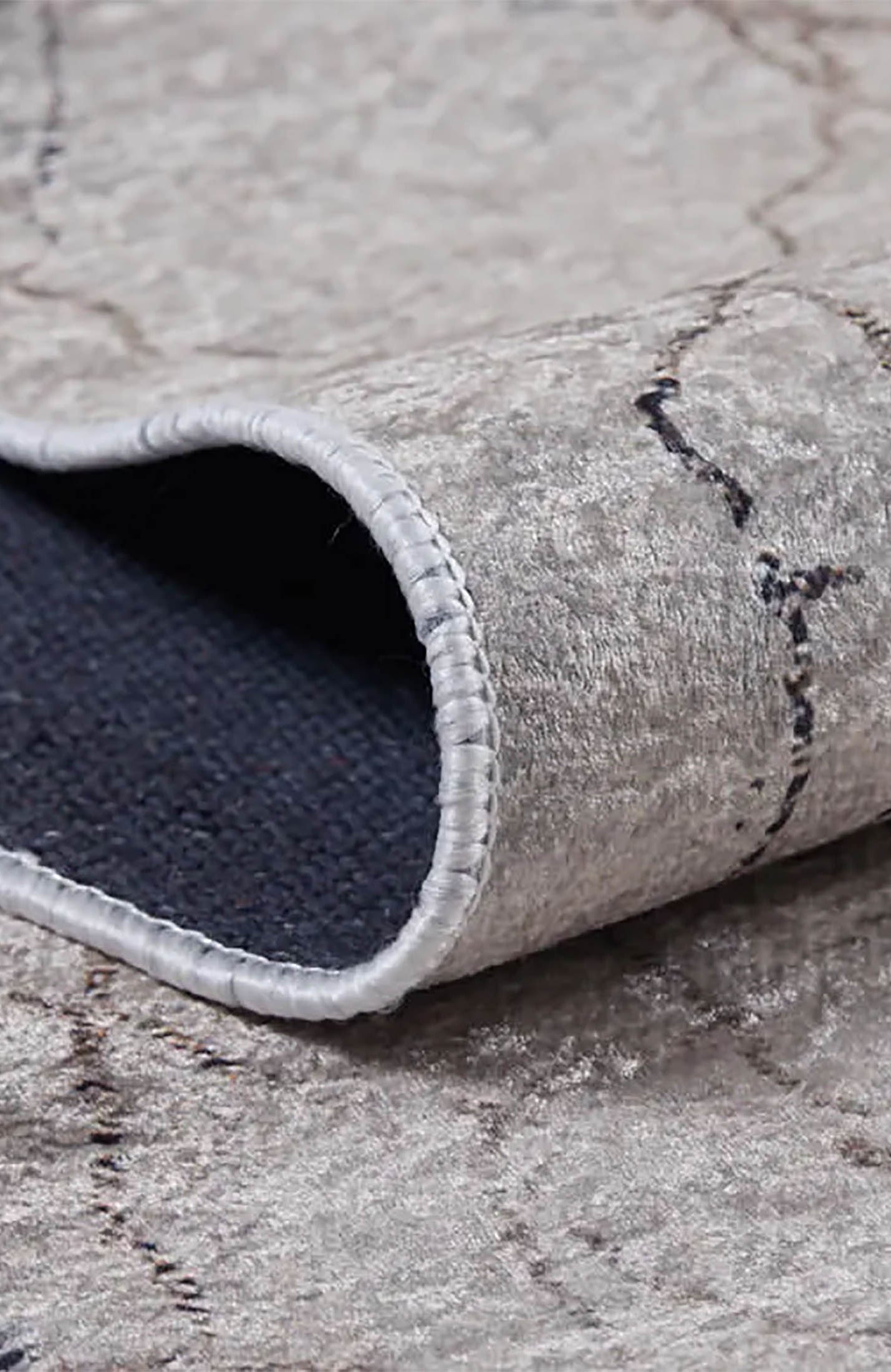 Belen Land Drought Light Powder Color luxury Decor Area Rug