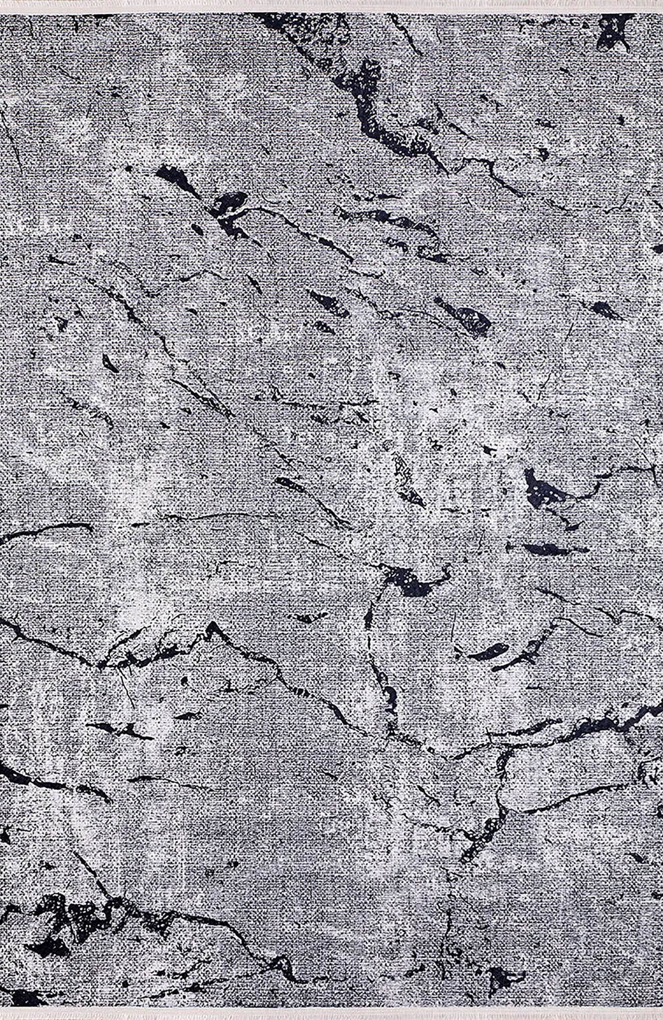 Liberty Marble Style Gray Art Deco Luxury Rug