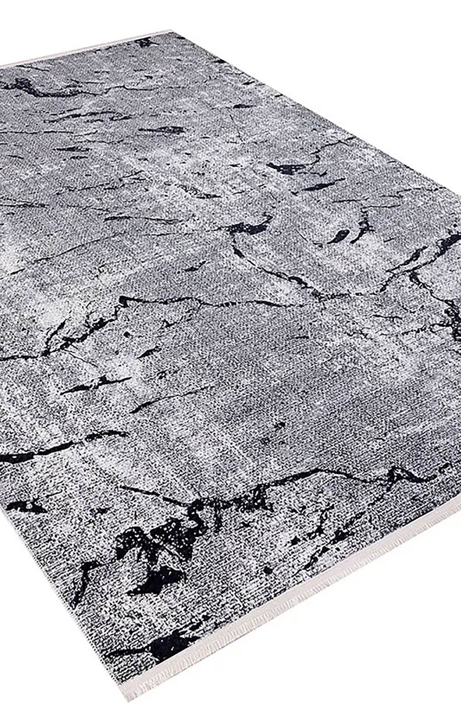 Liberty Marble Style Gray Art Deco Luxury Rug