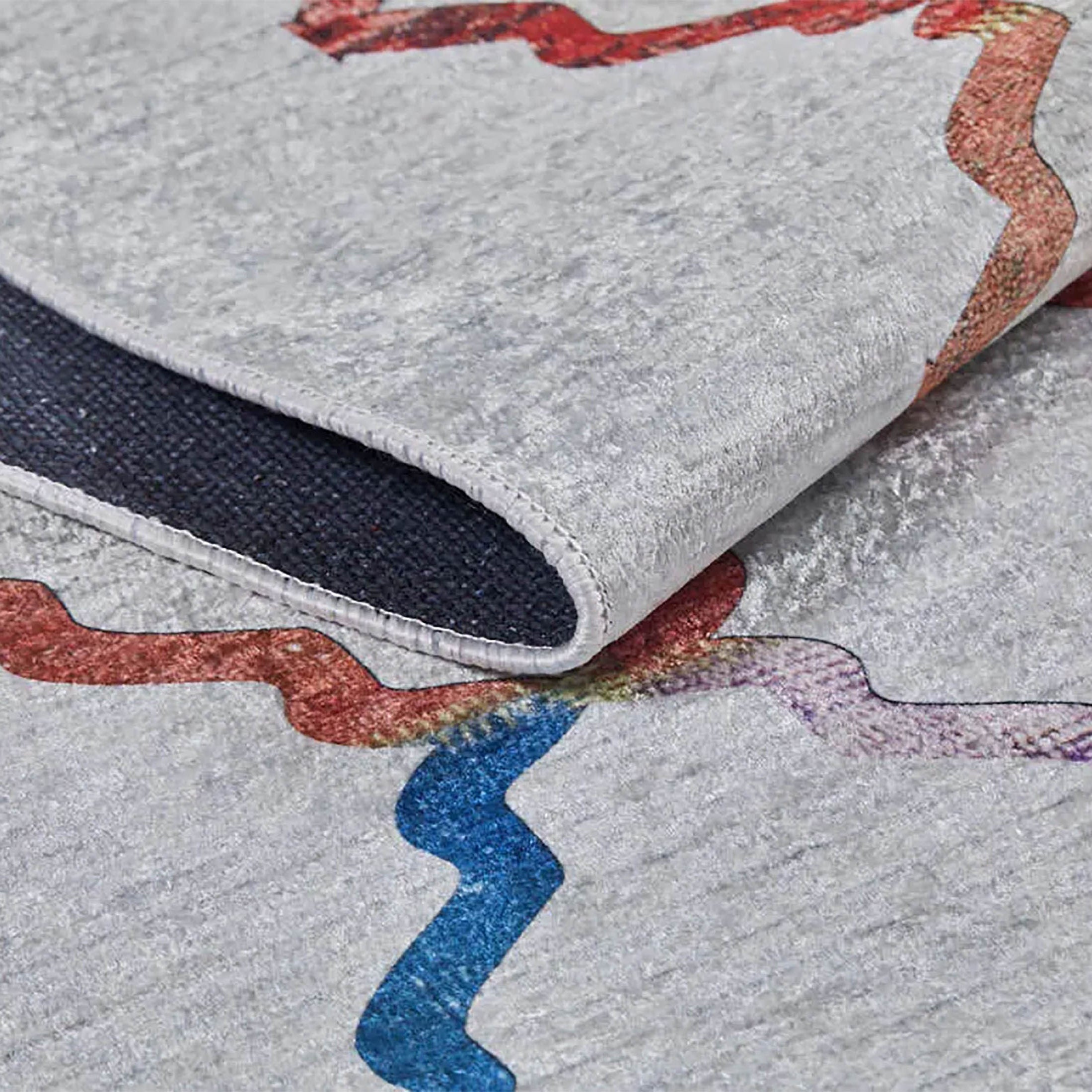 Keyla Geometric Home Decor Rainbow Colors Rug