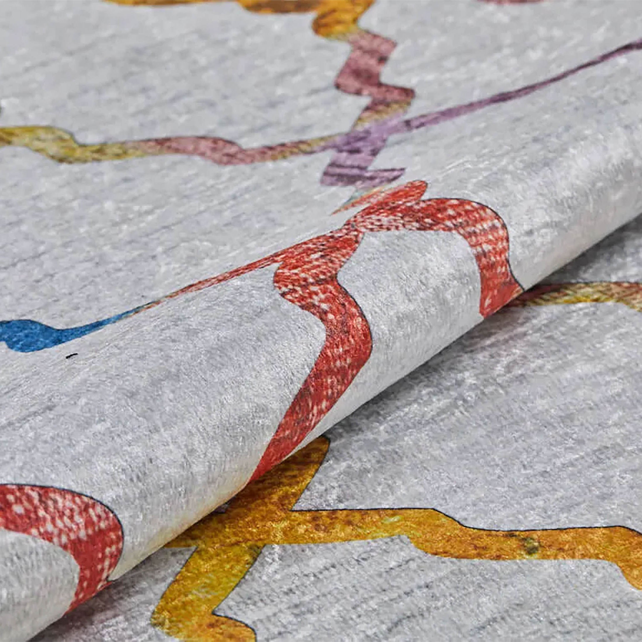 Keyla Geometric Home Decor Rainbow Colors Rug