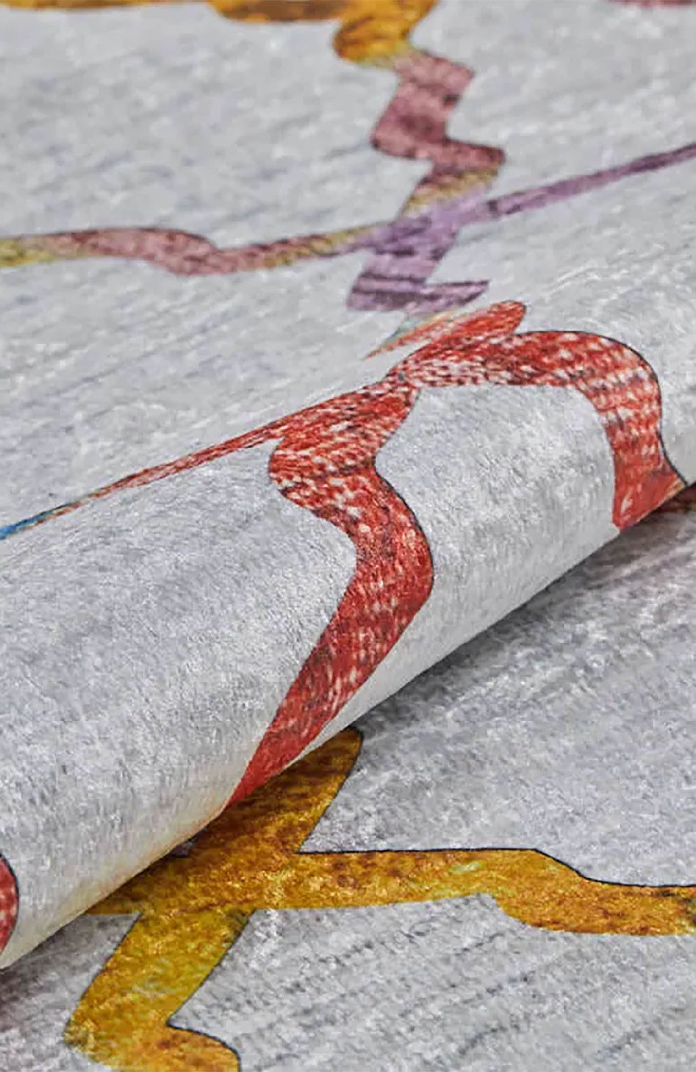 Keyla Geometric Home Decor Rainbow Colors Rug