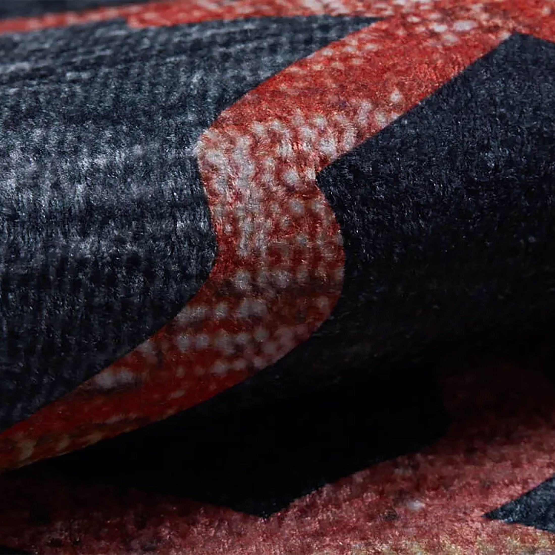 Marianna Black Colorful Home Decor Geometric Luxury Rug