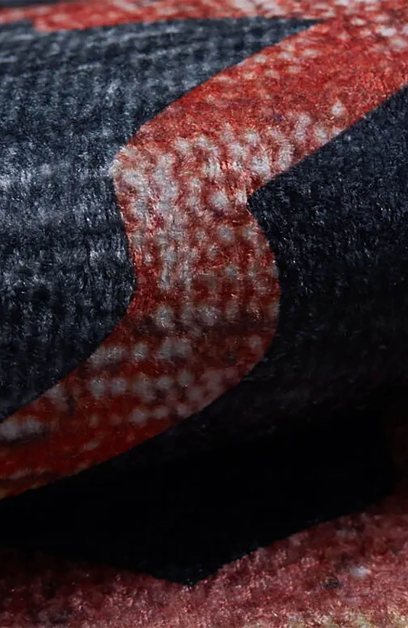 Marianna Black Colorful Home Decor Geometric Luxury Rug