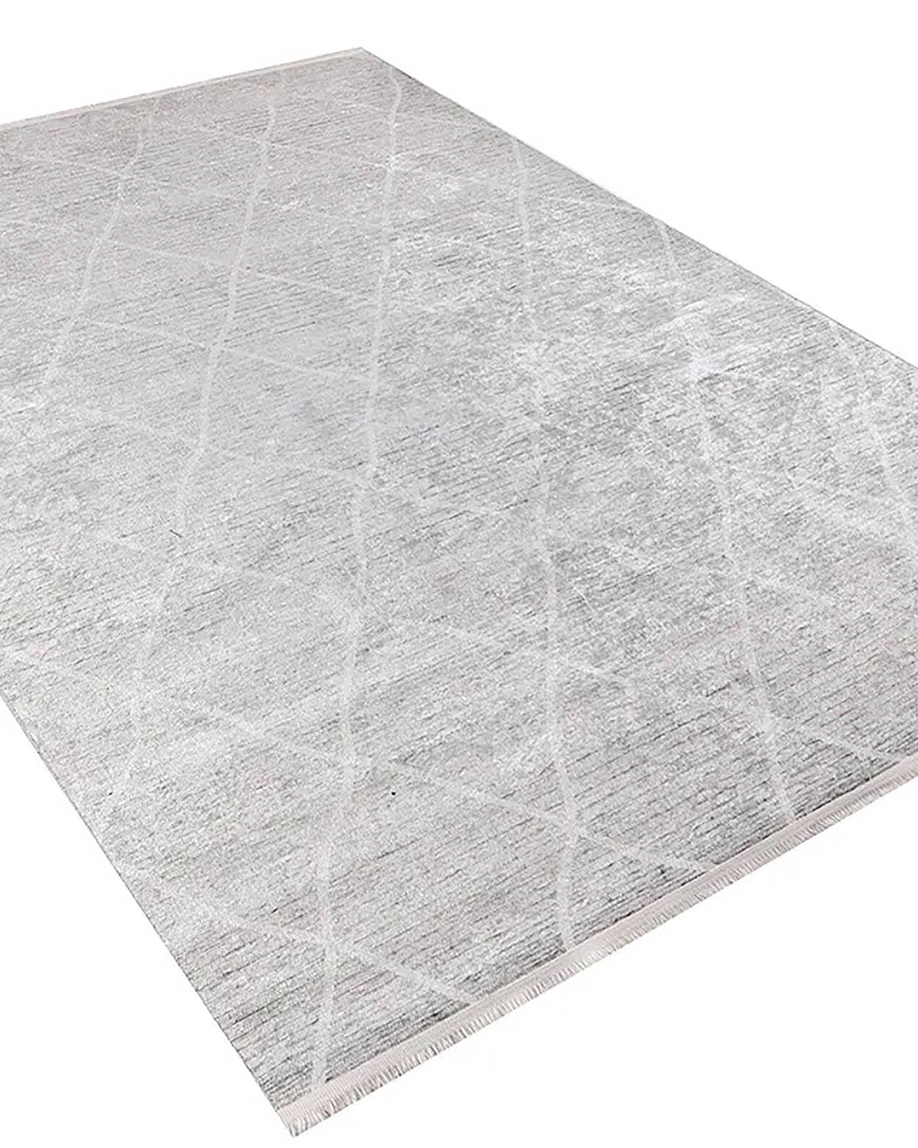 Hediye Moroccan Cream Geometric Modern Luxury Rug