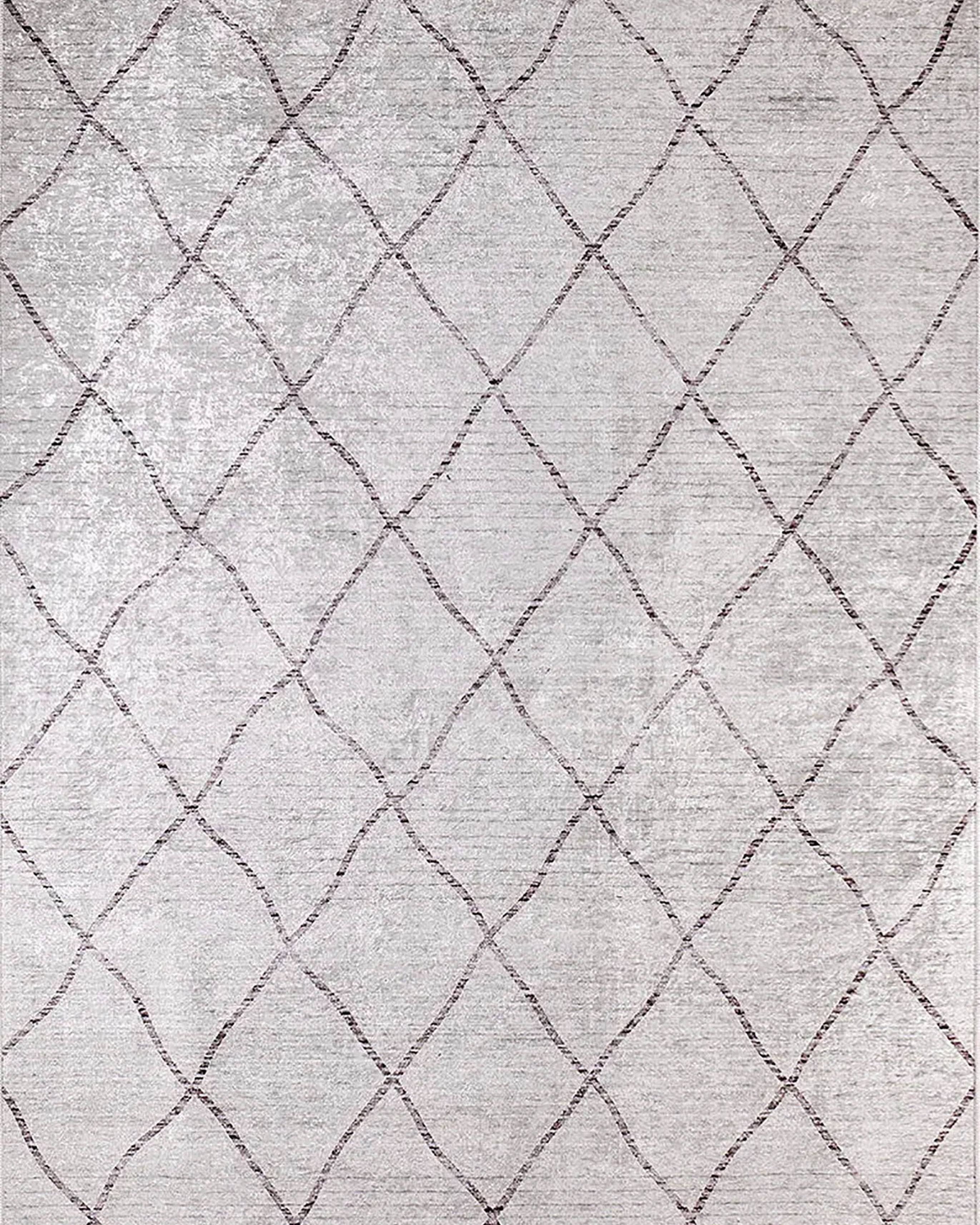 Havle Moroccan Cream Geometric Modern Luxury Rug