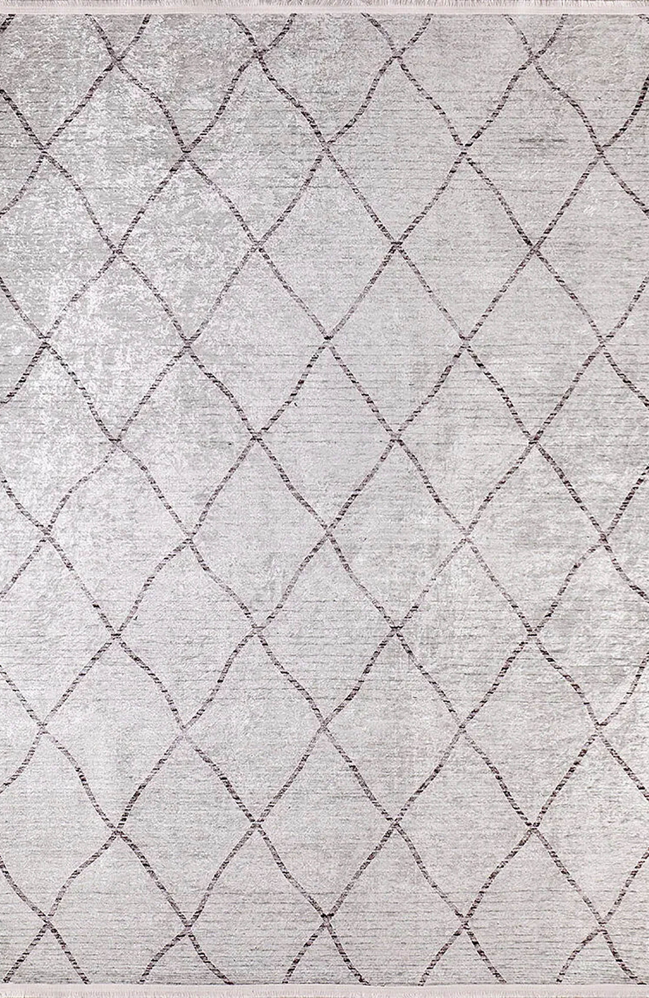 Havle Moroccan Cream Geometric Modern Luxury Rug