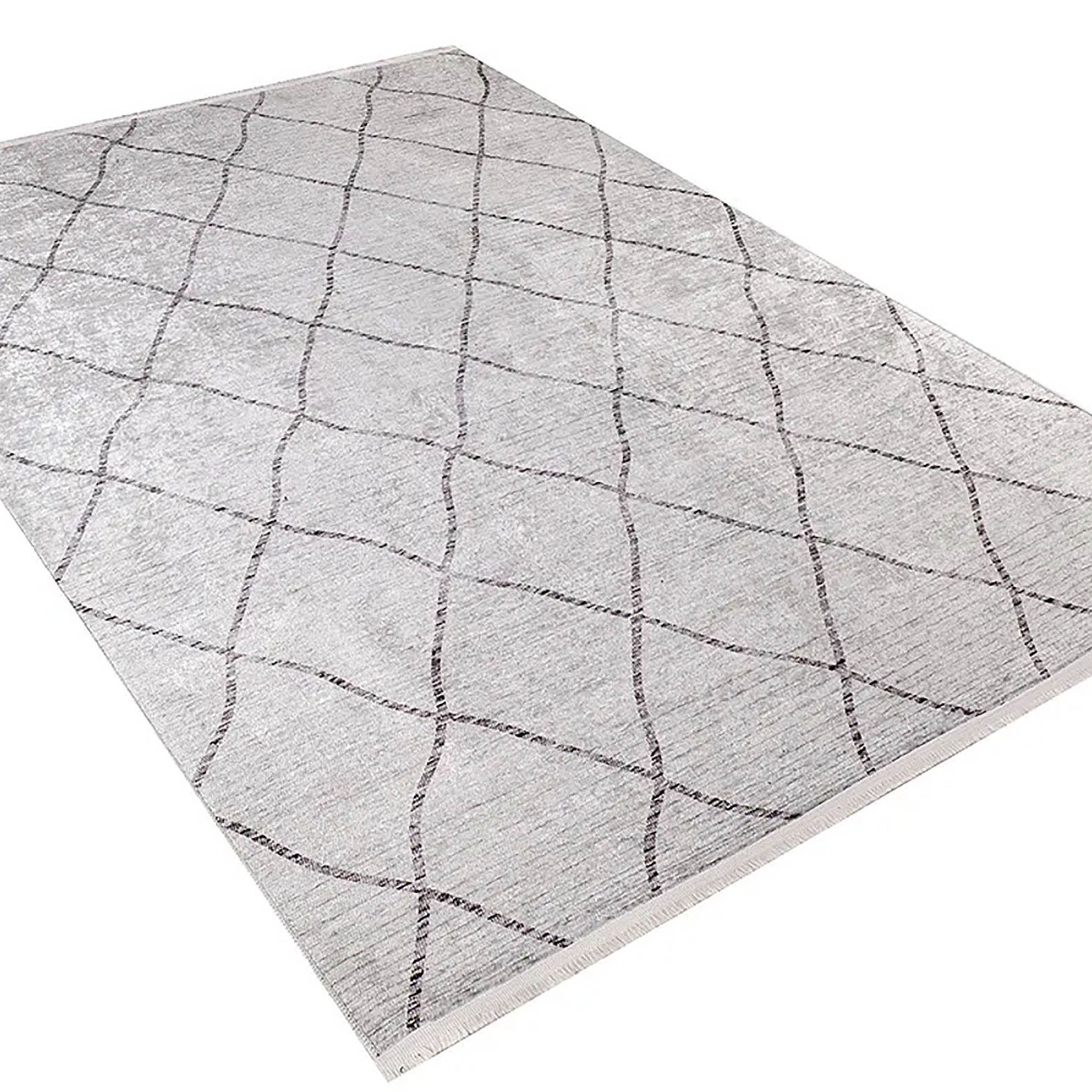 Havle Moroccan Cream Geometric Modern Luxury Rug