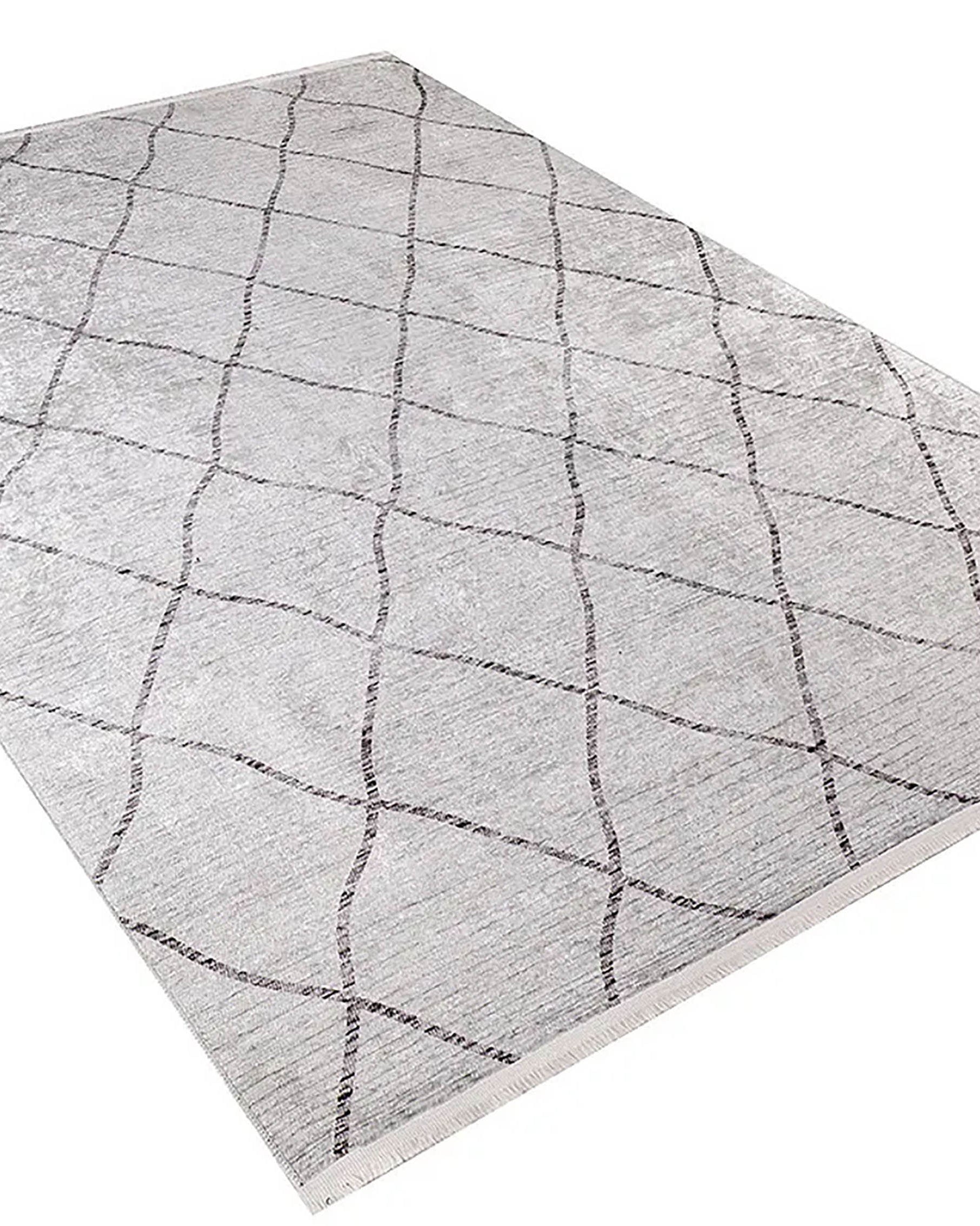 Havle Moroccan Cream Geometric Modern Luxury Rug
