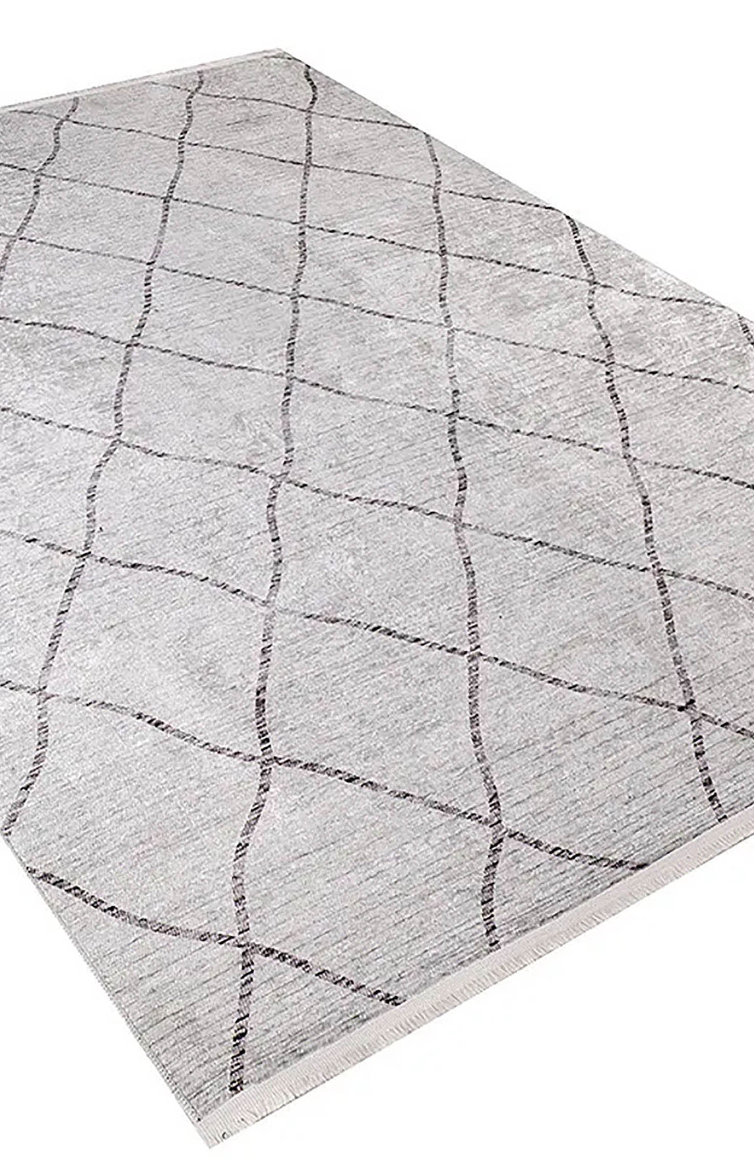 Havle Moroccan Cream Geometric Modern Luxury Rug