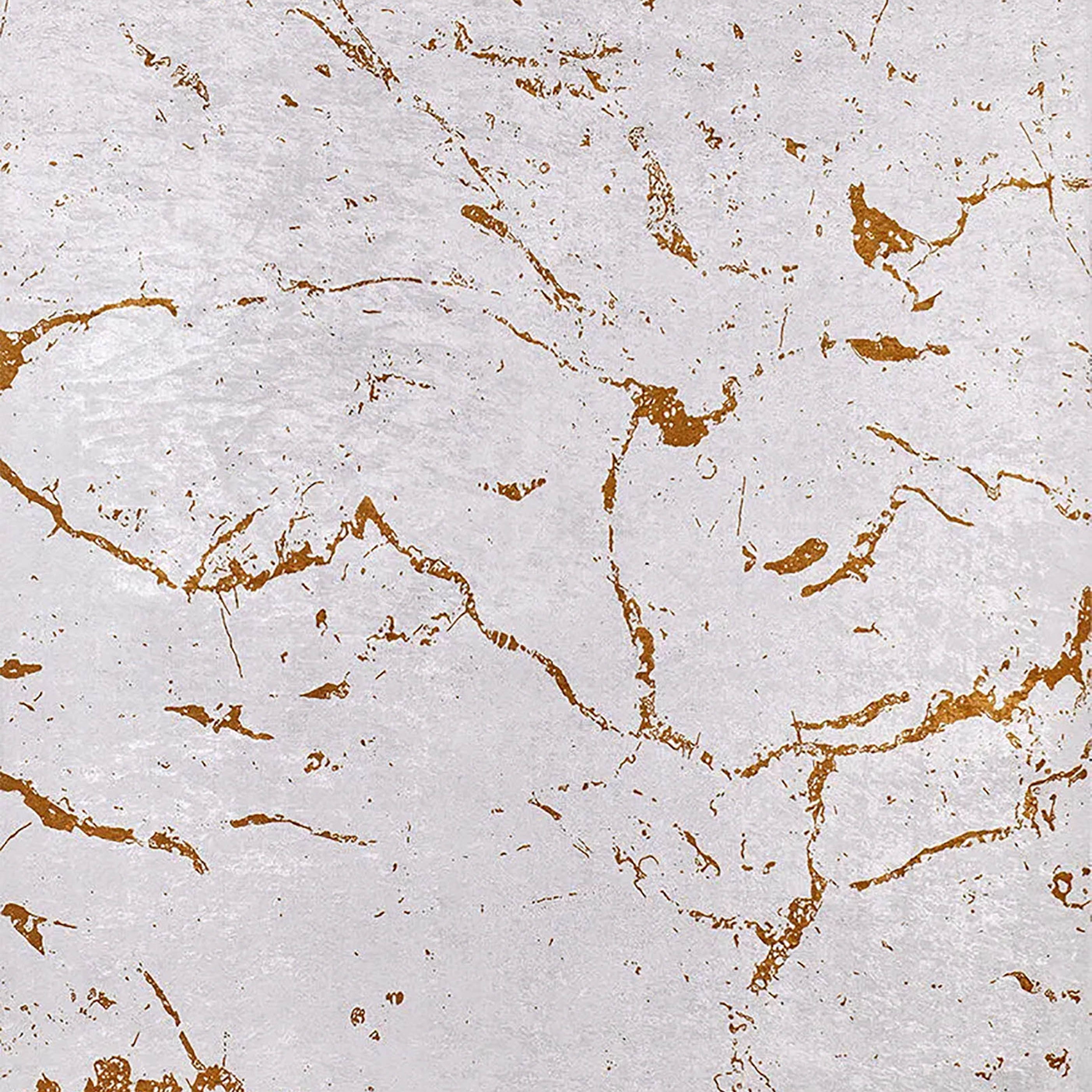 Princess Marble Style Cream Gold Art Deco Luxury Modern Home Rug