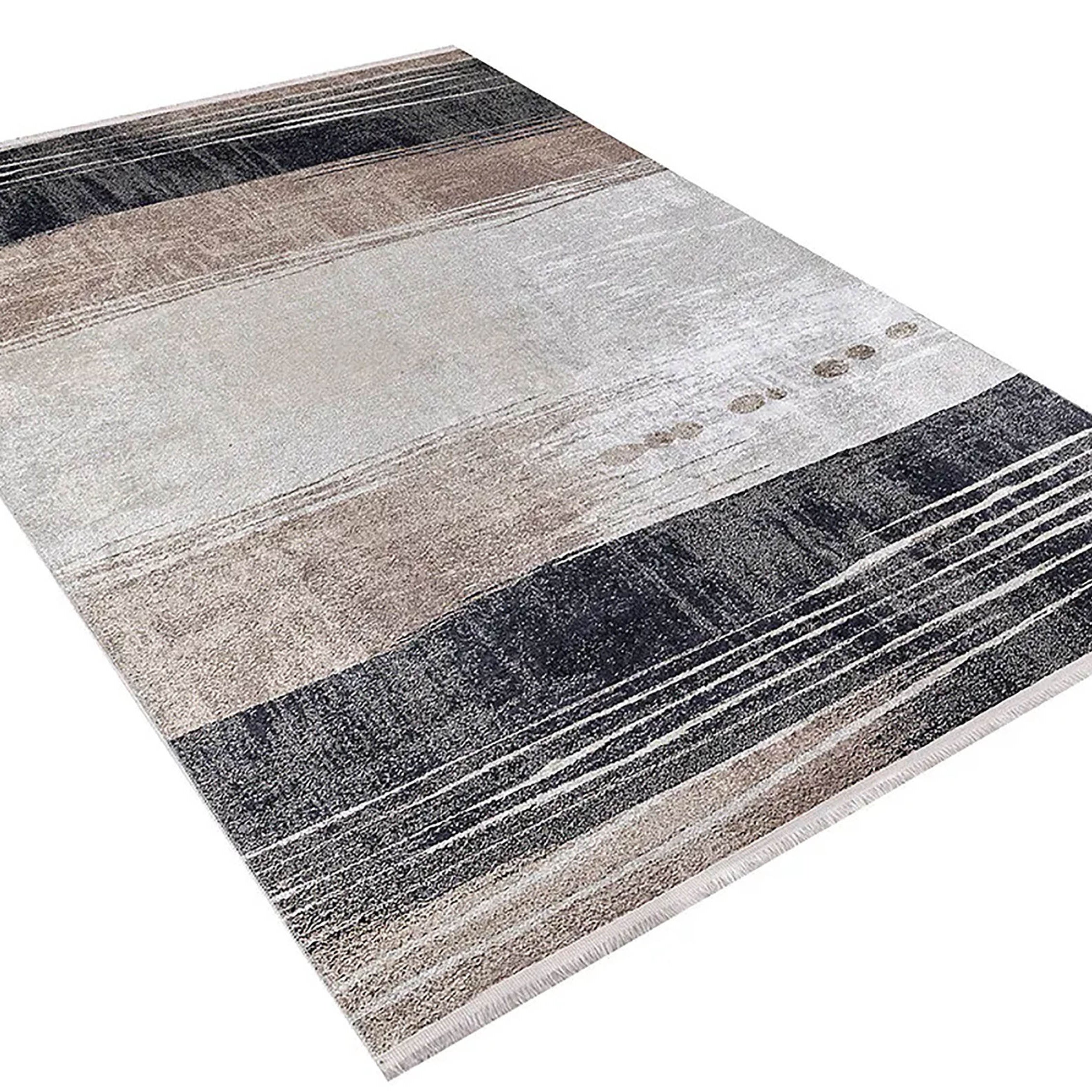 Kimberly Abstract Modern Home Decor Distressed Rug