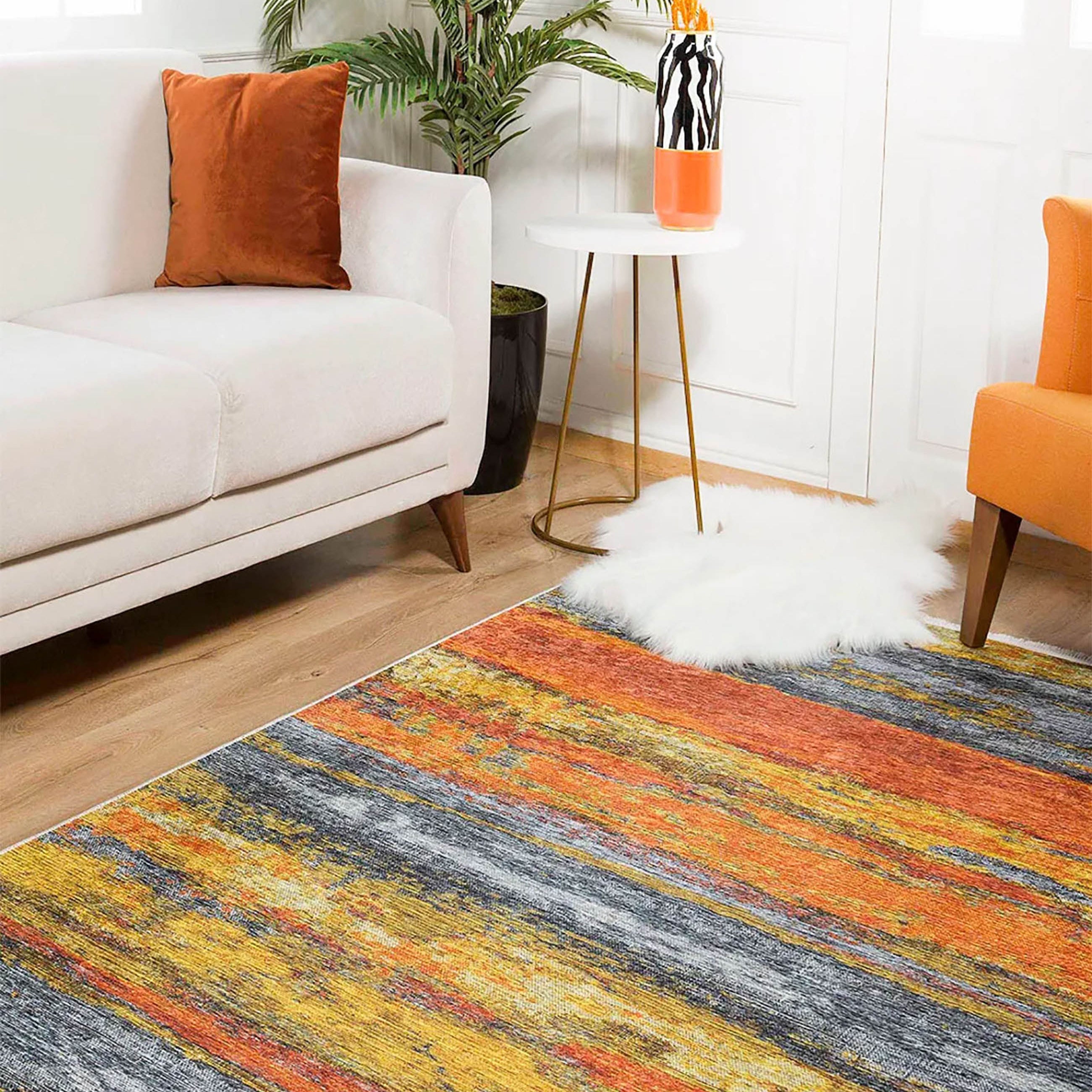 Azaria Multicolor Contemporary Abstract Rug