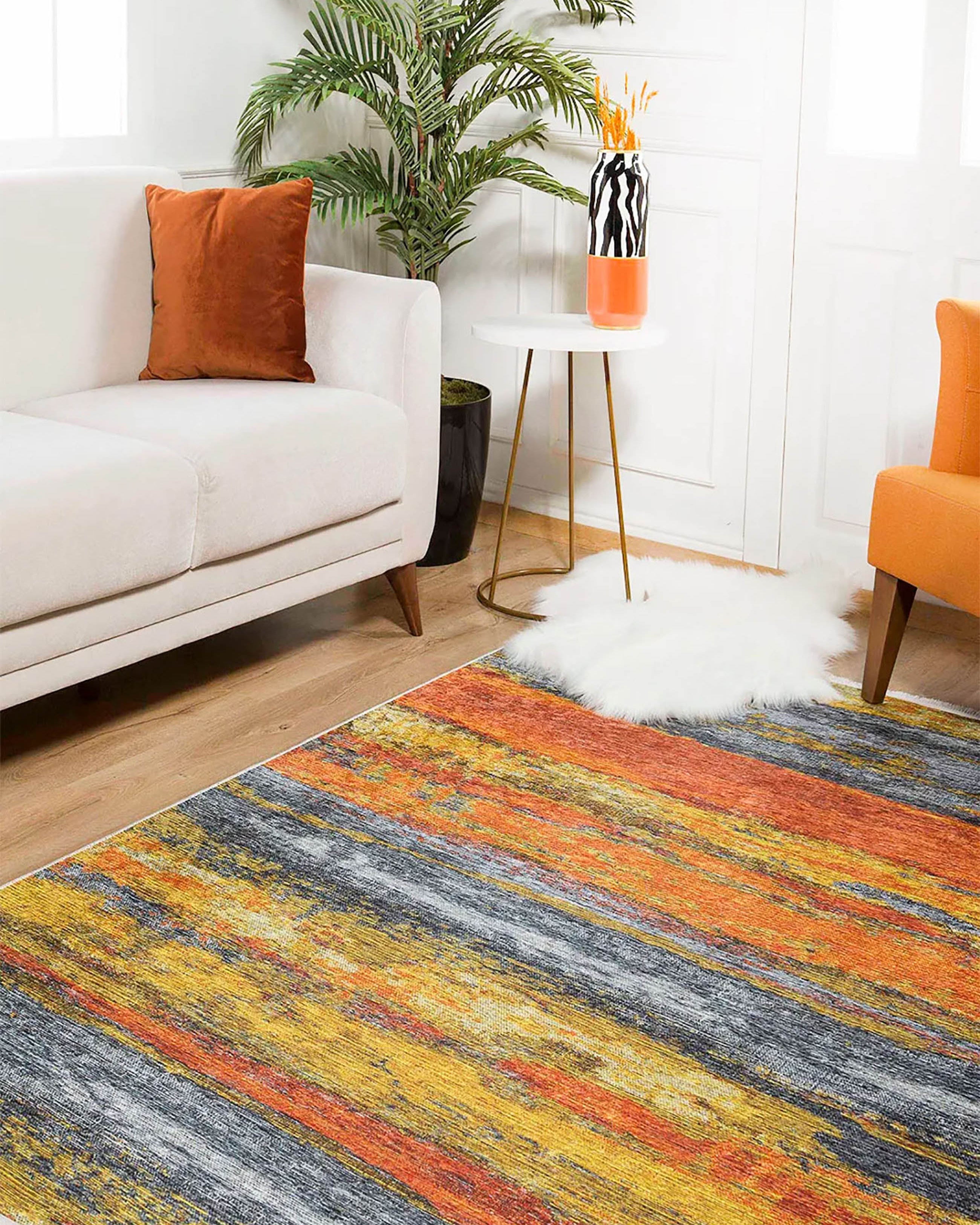 Azaria Multicolor Contemporary Abstract Rug