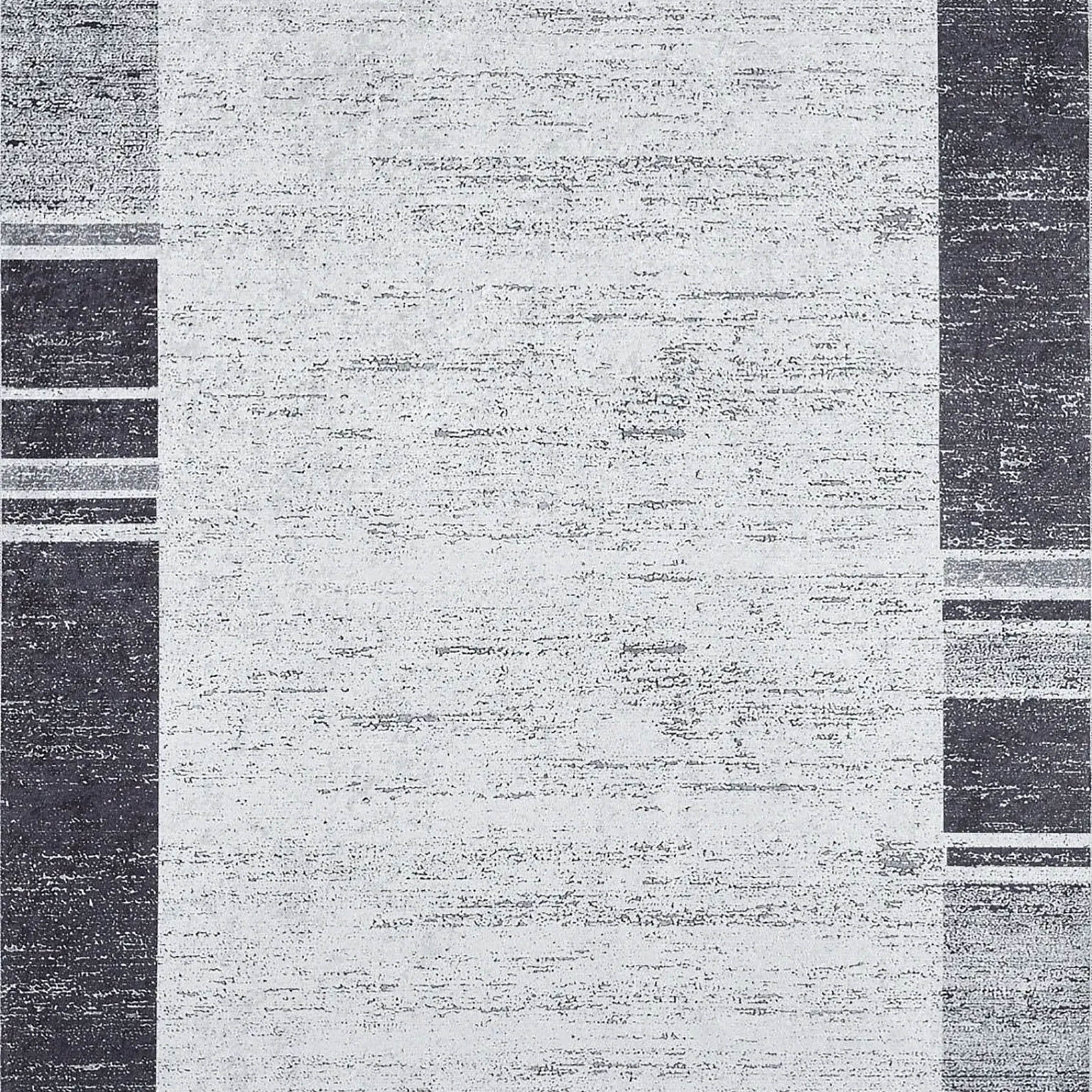 Samira Geometric Design Black Gray Contemporary Boho Decor Rug