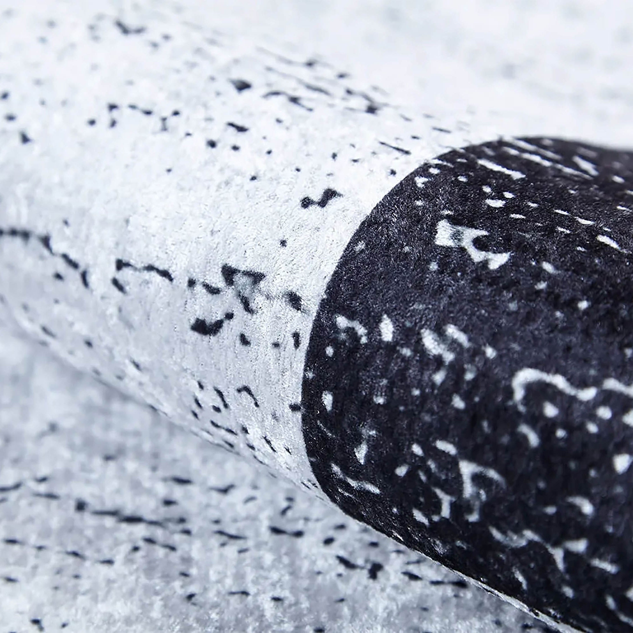 Samira Geometric Design Black Gray Contemporary Boho Decor Rug