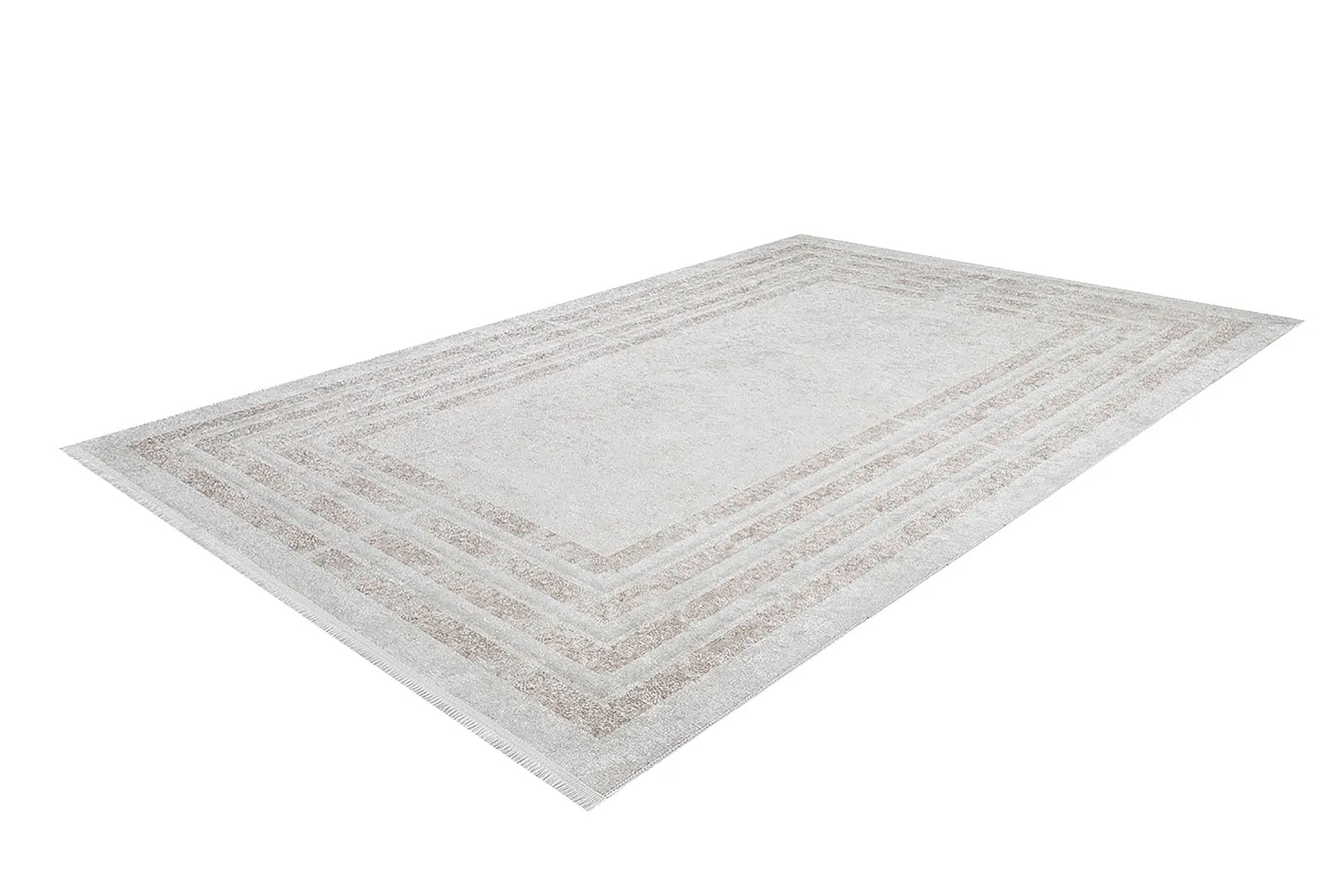 Ramona Geometric Design Beige Cream Luxury Rug