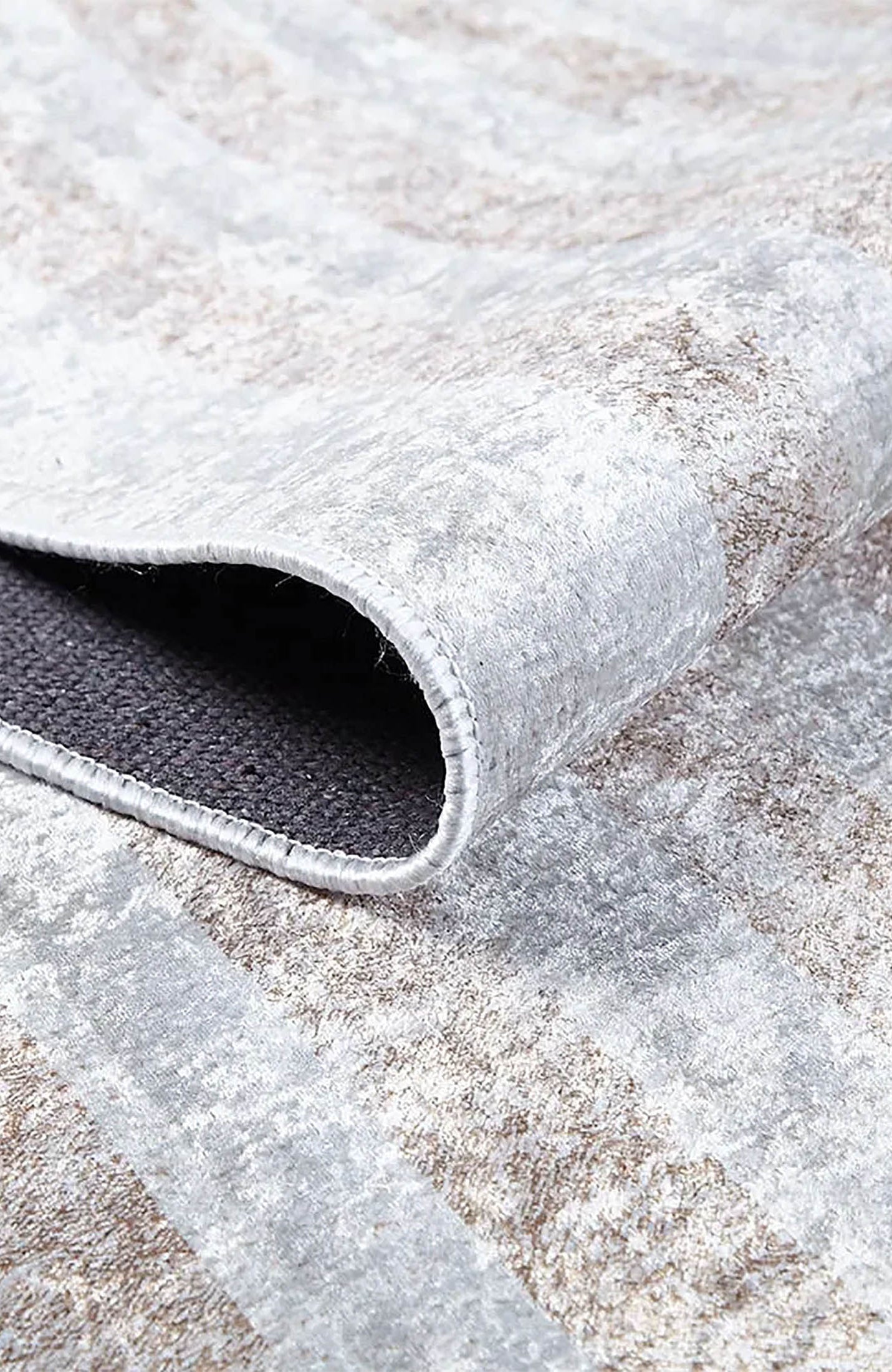 Ramona Geometric Design Beige Cream Luxury Rug