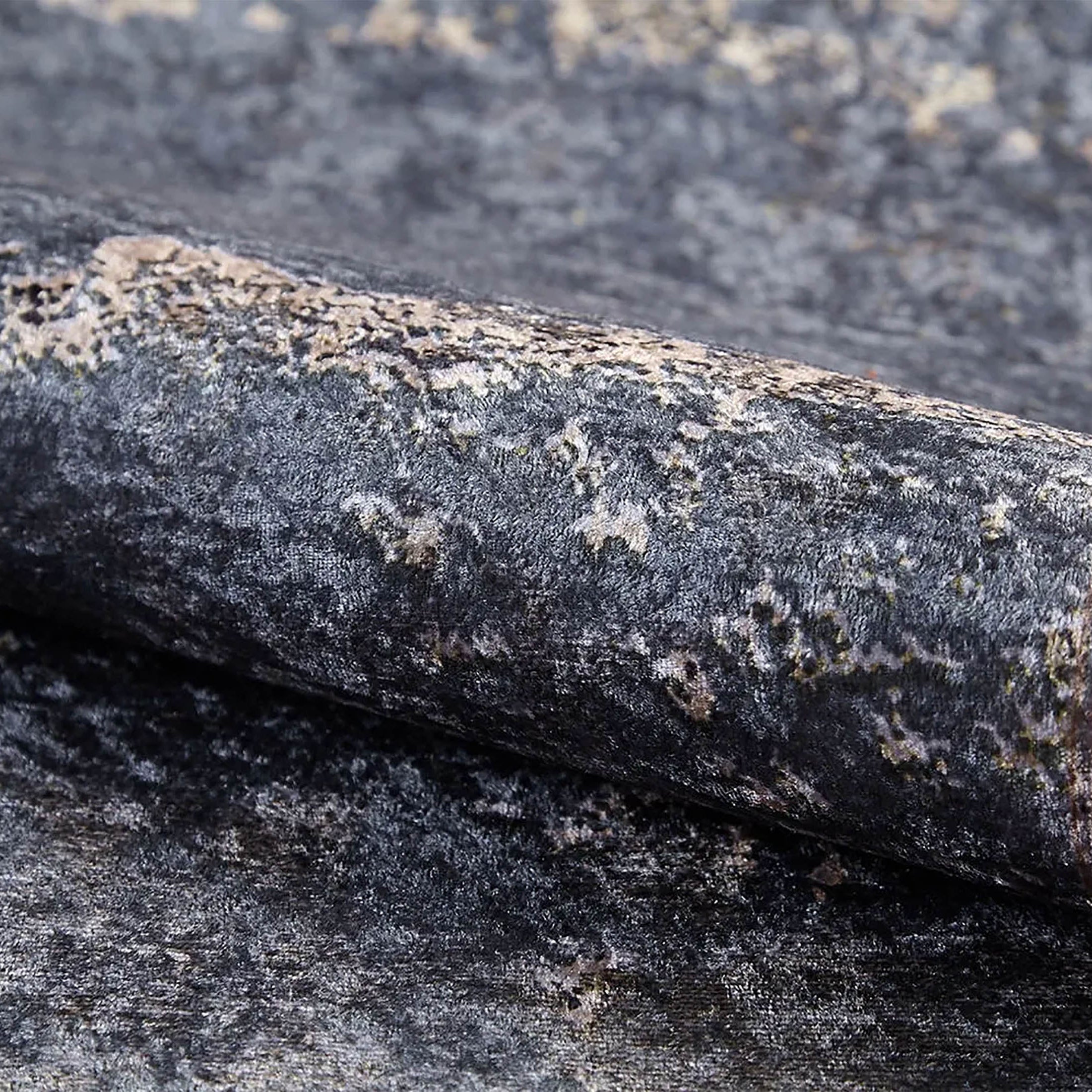 Ezra Marble Brown Grey Greek Key Border Rug