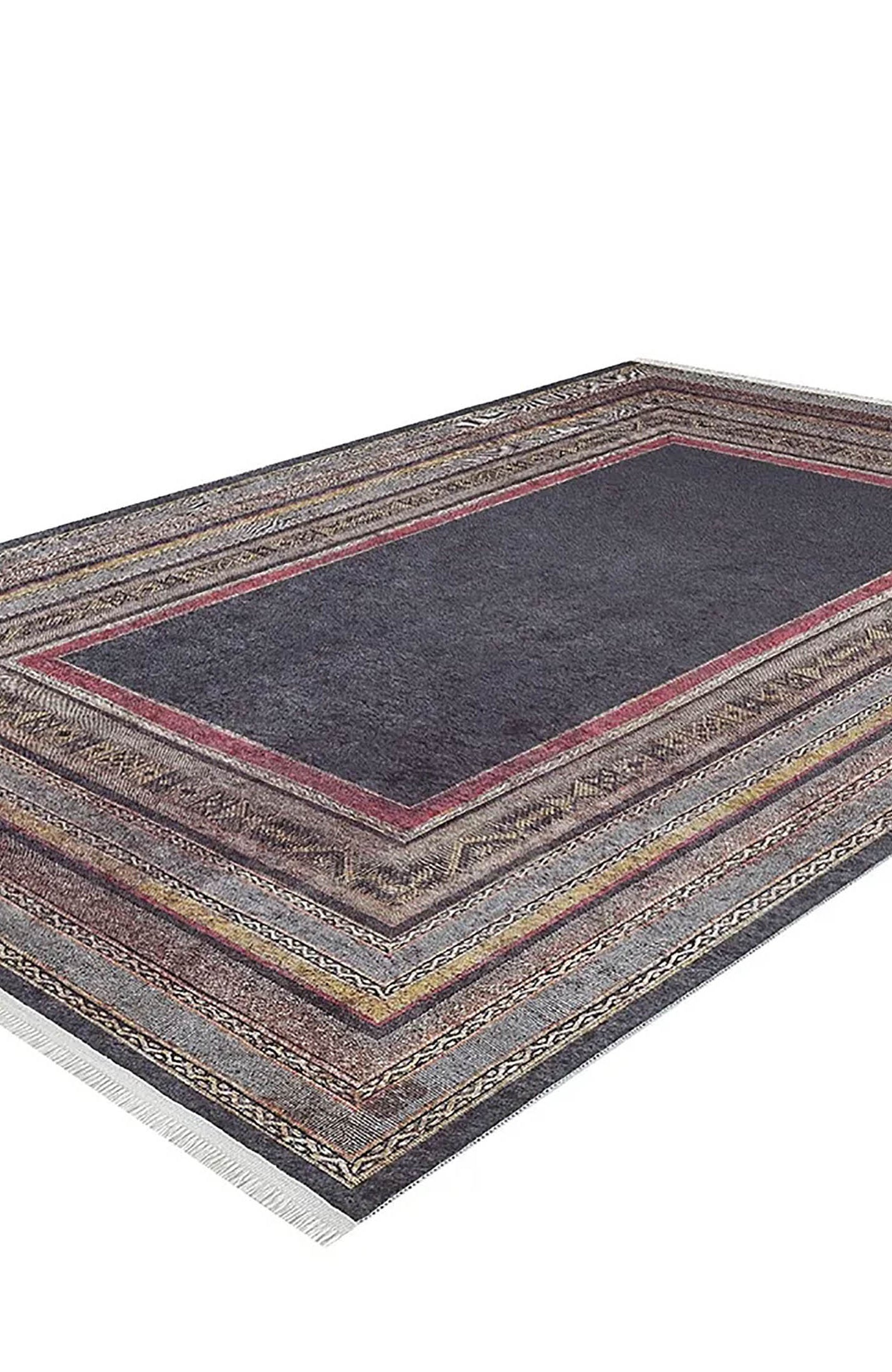 Teresa Geometric Multi Color Bohemian Home Decor Bordered Rug