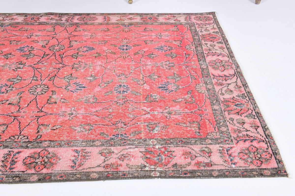 One-of-a-kind 1970s Anatolian vintage area rug in wool, 3'8" x 6'8"