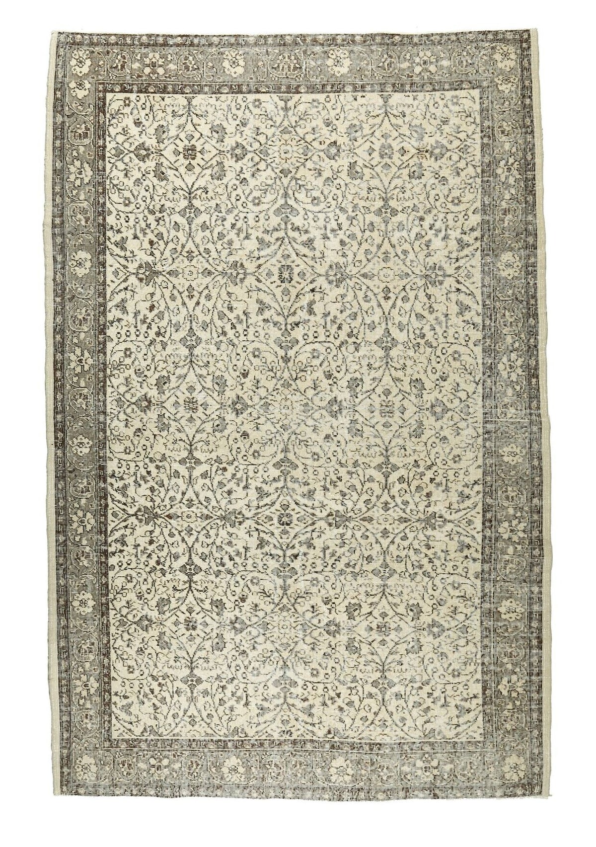 Vintage Beige Hereke Area Rug